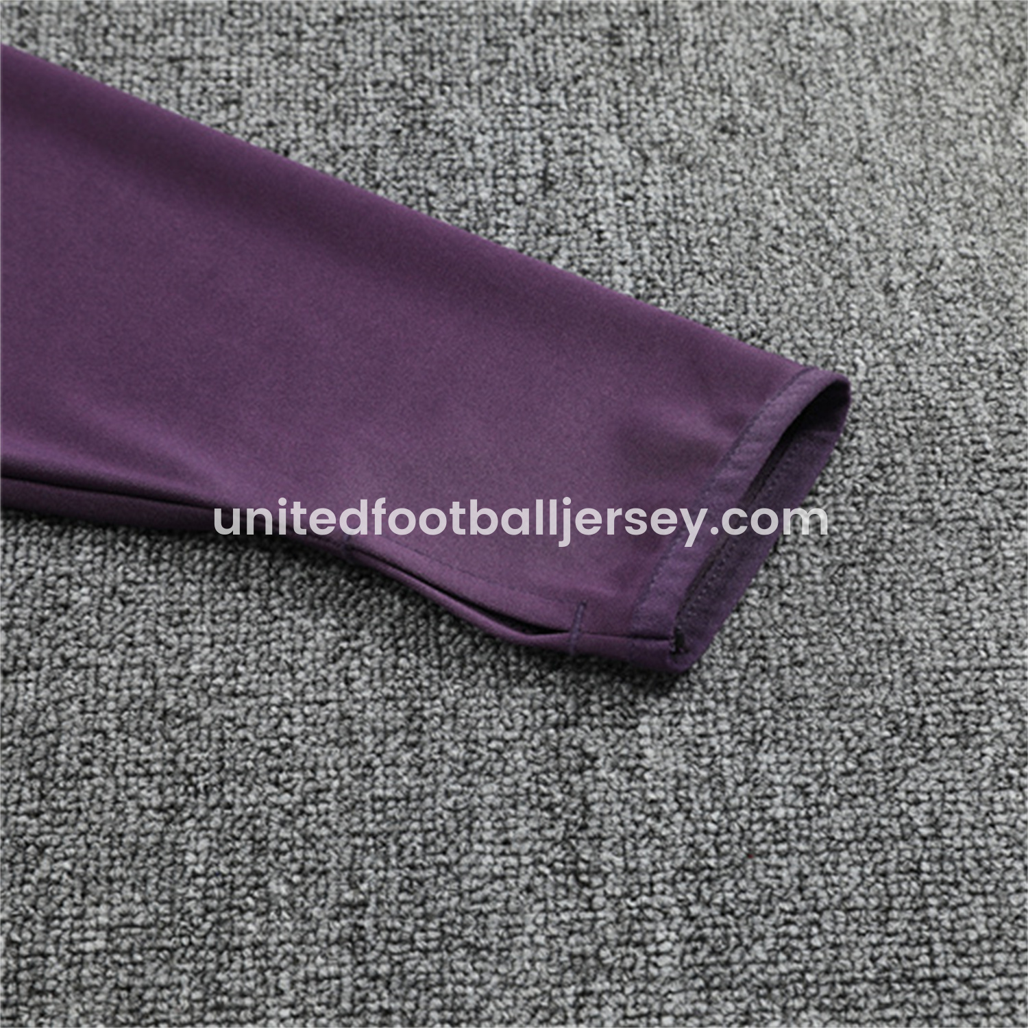 unitedfutballjersey-Manchester United 25-26 Long Sleeves Training Set - Purple Top & Black Pants