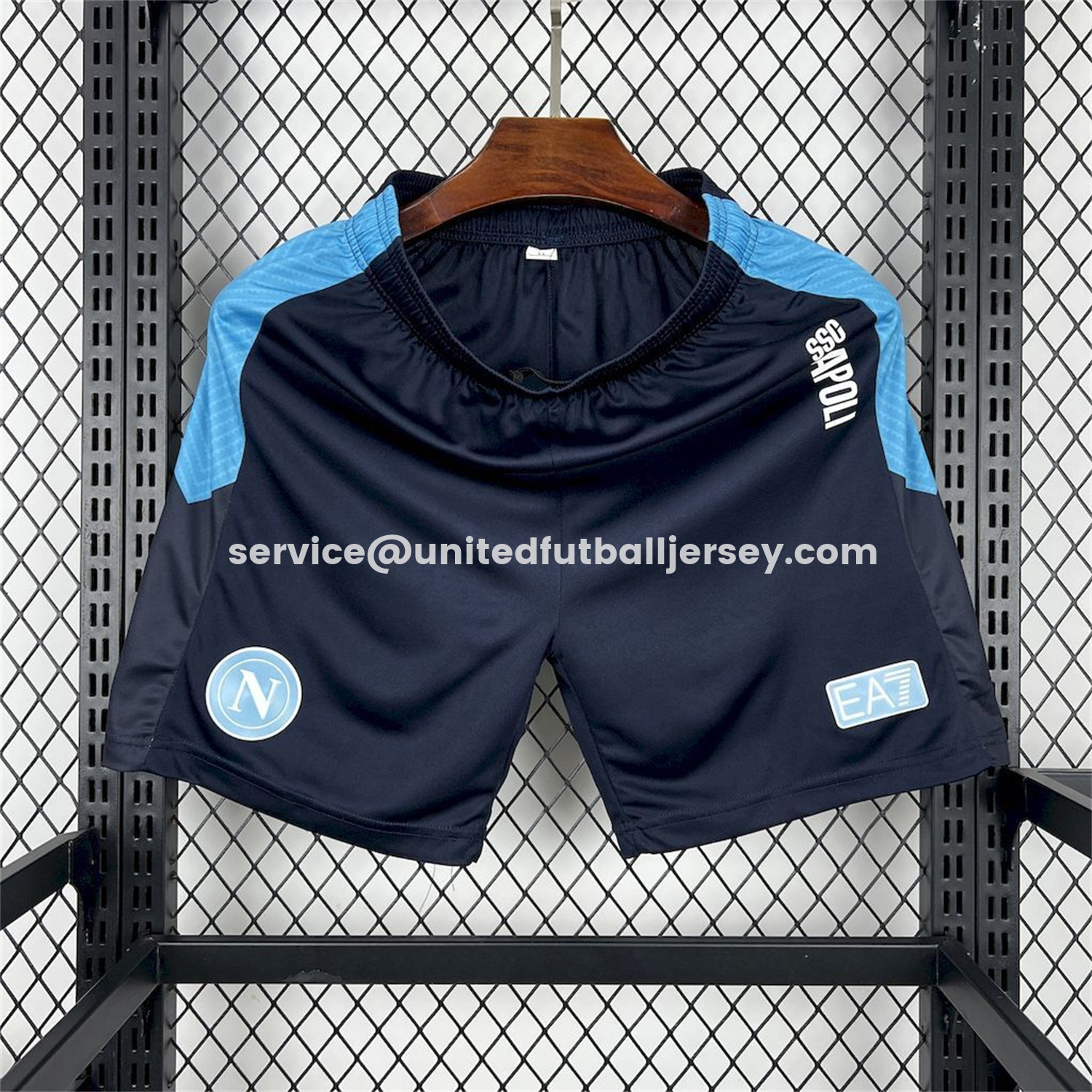 unitedfutballjersey-Napoli 25-26 Dark Blue Shorts - Fans Version
