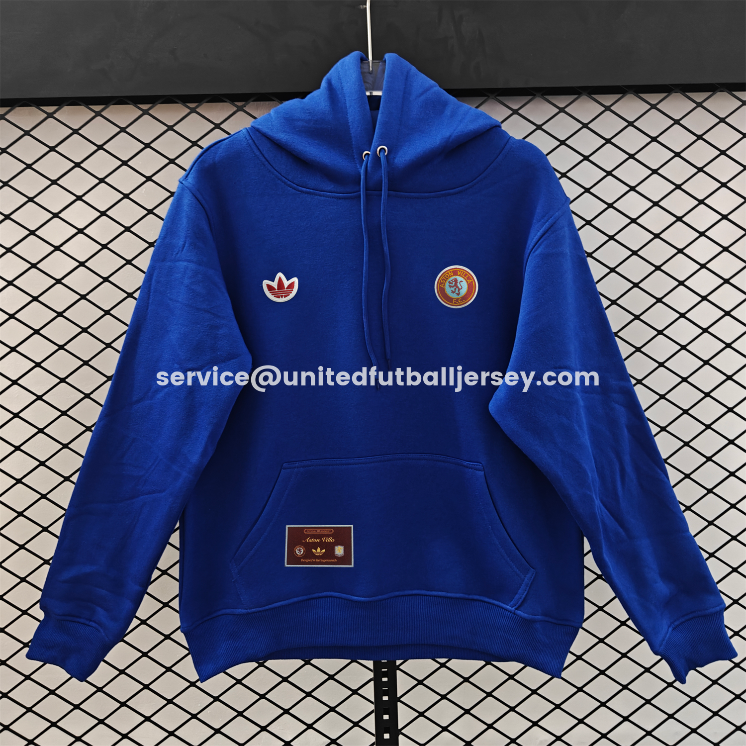 unitedfutballjersey-Aston Villa 25-26 Originals Terrace Icon Unisex Pullover Hoodie