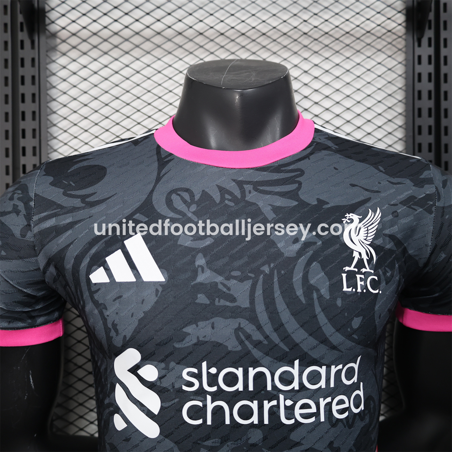 unitedfutballjersey-Liver.pool 25-26 Red White Liver.pool Bird Black Special Jersey - Player Version