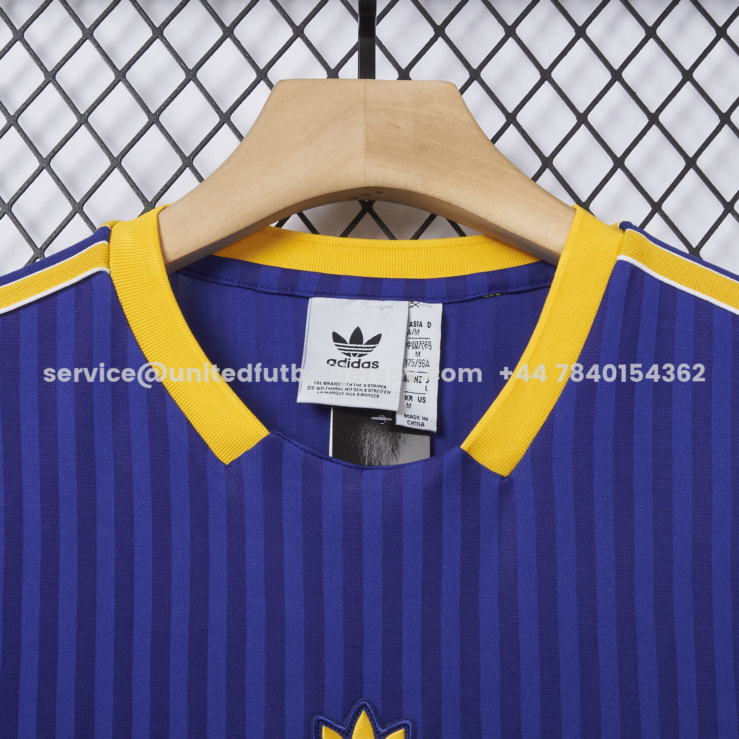 unitedfutballjersey-Boca 25-26 Originals Terrace Icon Blue Polo Jersey
