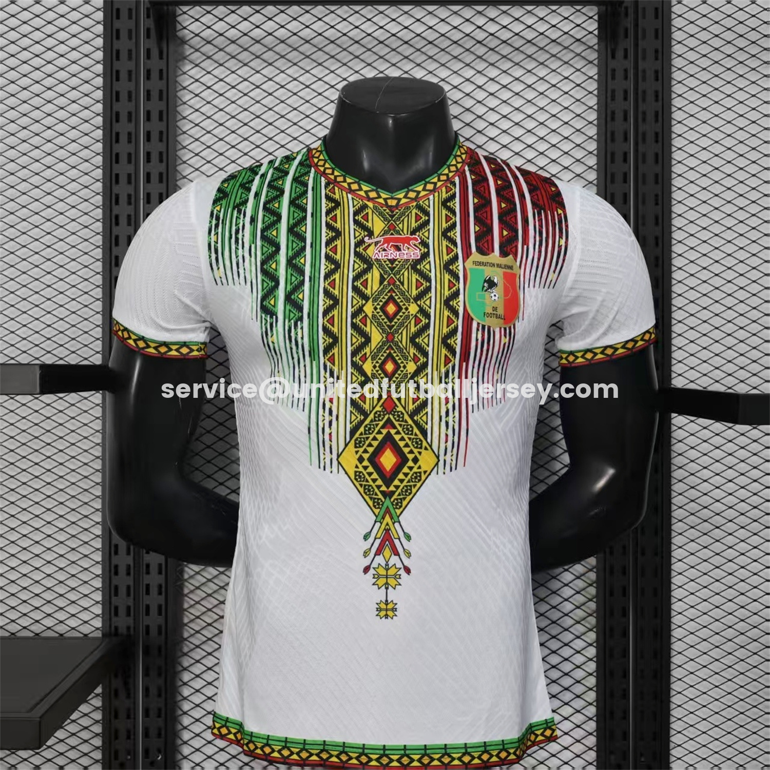 unitedfutballjersey-Mali 2026 White Special Jersey - Player Version