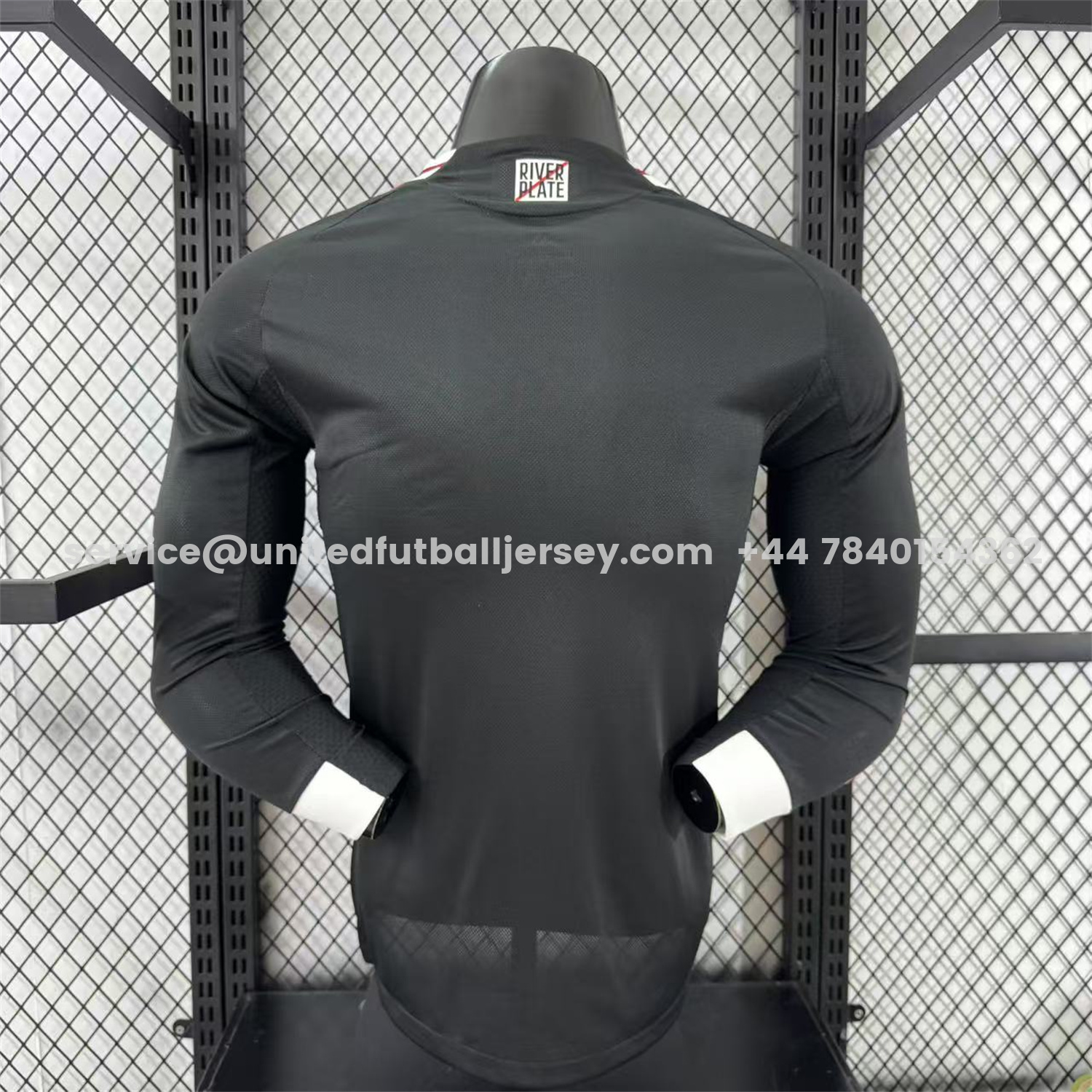 unitedfutballjersey-River Plate 25-26 Away Unsponsored Long Sleeves Jersey - Player Version