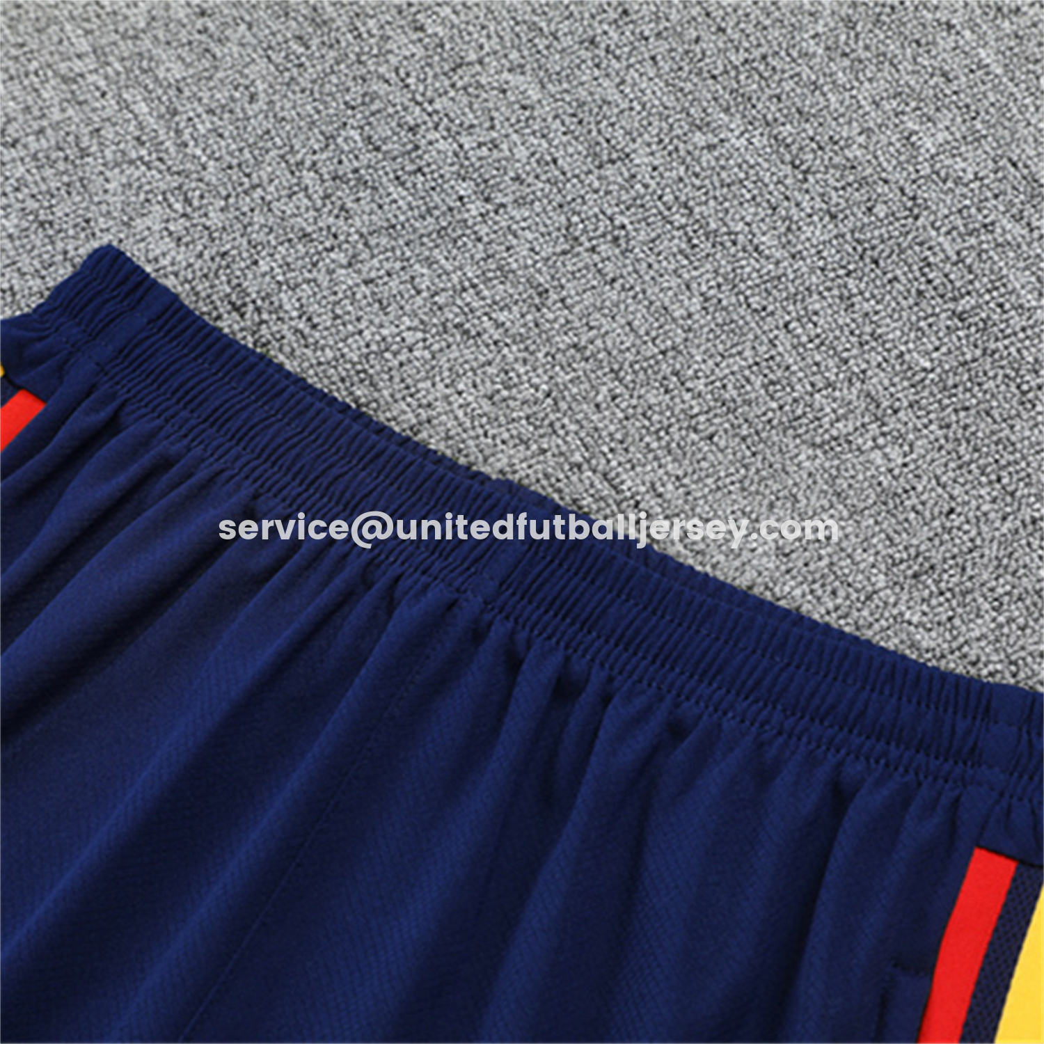unitedfutballjersey-Spain 2026 Short-Sleeve Training Set - Royal Blue Top & Shorts
