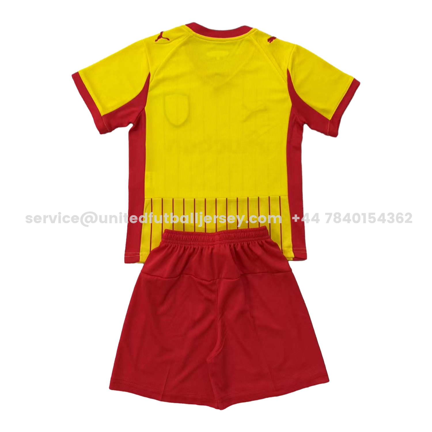 unitedfutballjersey-RC Lens 25-26 Home Men's Adult Jersey Set - Fans Version