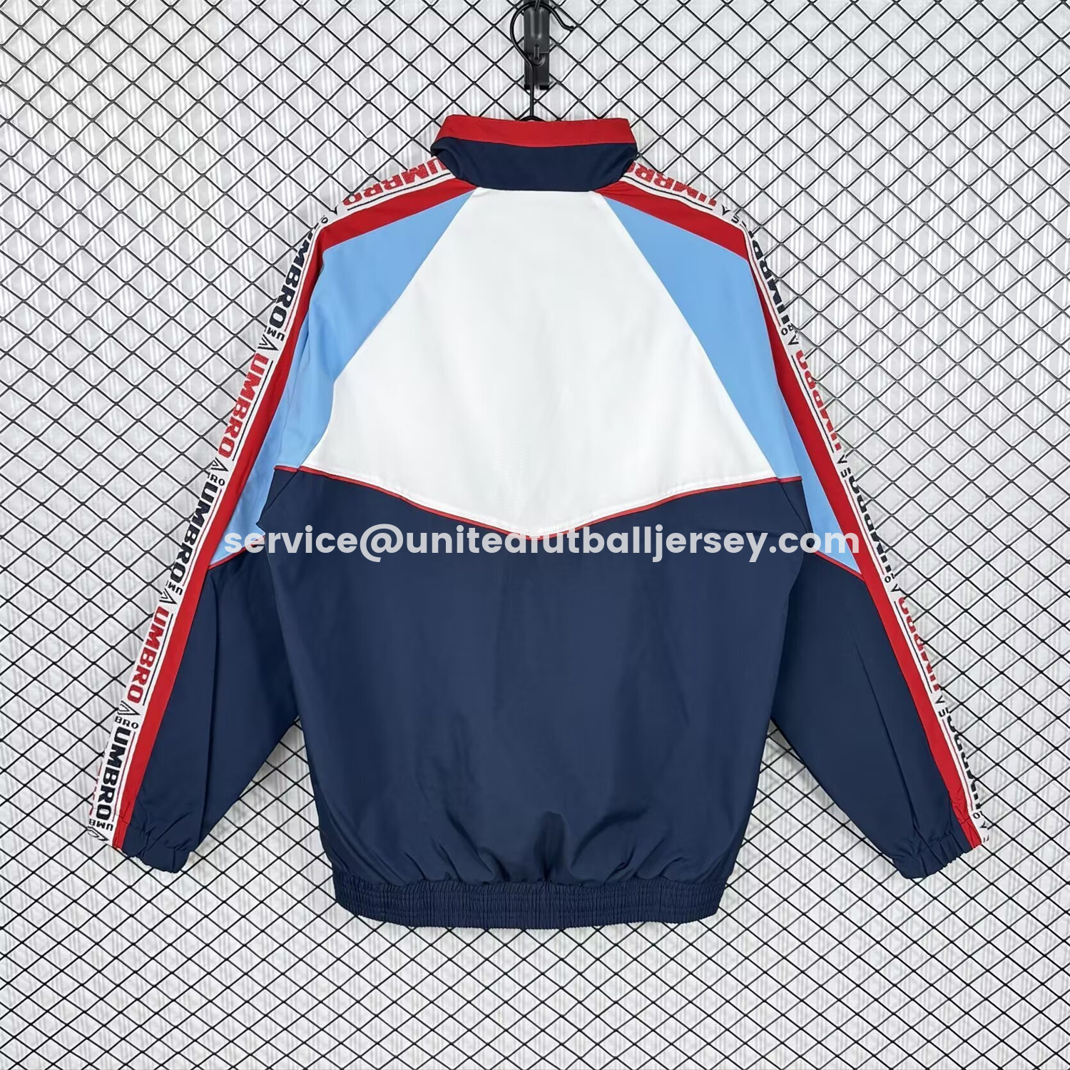 unitedfutballjersey-Retro Celta Vigo 1998-99 Windbreaker Jacket - White And Blue