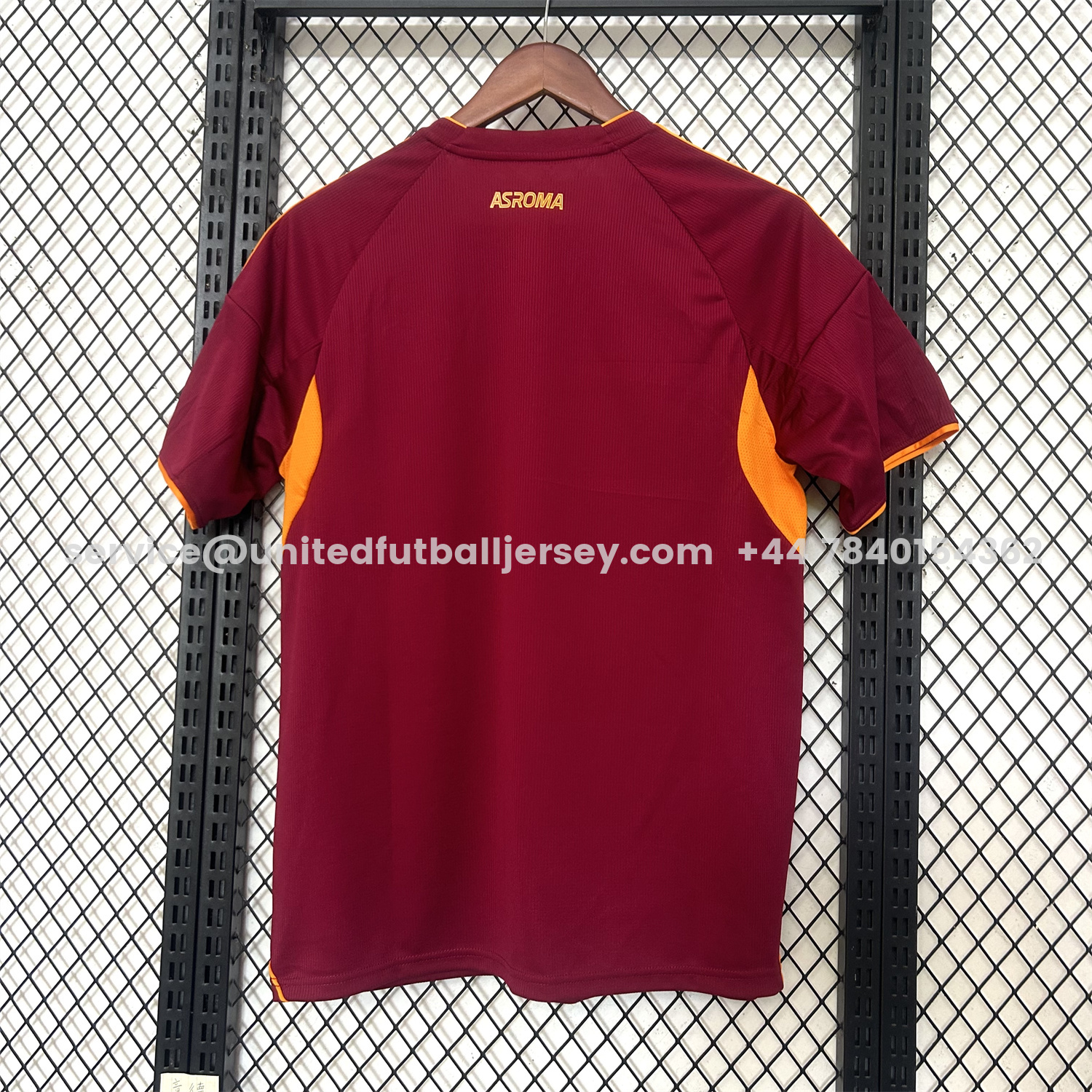 unitedfutballjersey-AS Roma 25-26 Home Unsponsored Jersey - Fans Version