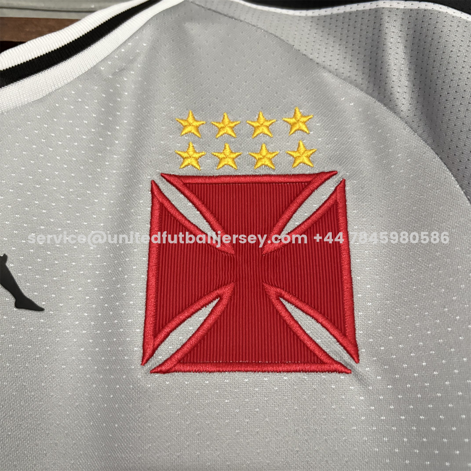 unitedfutballjersey-Vasco da Gama 25-26 Grey Pre-Match Jersey - Fans Version