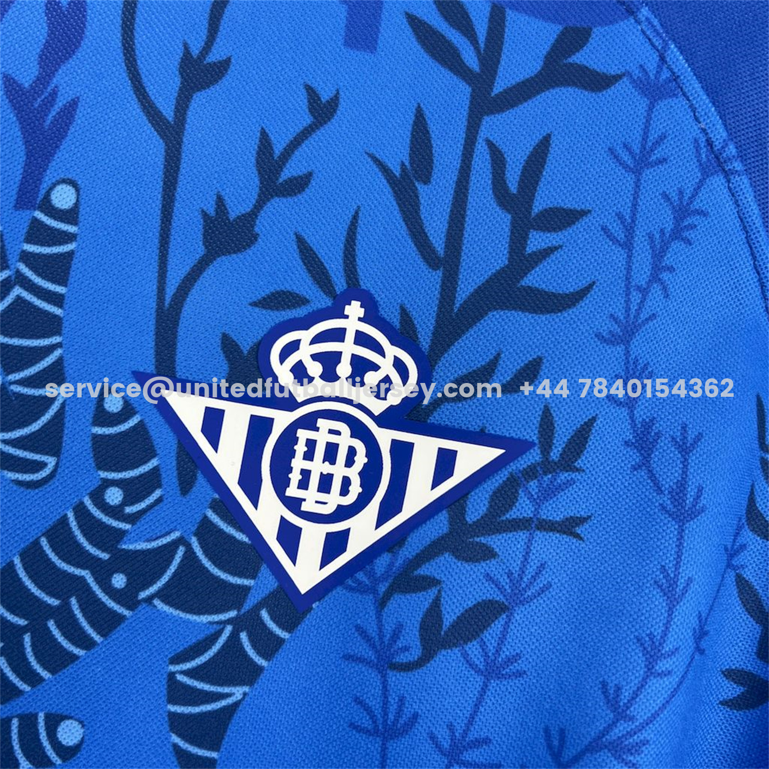unitedfutballjersey-Real Betis 24-25 Blue GK Sustainability Jersey - Fans Version