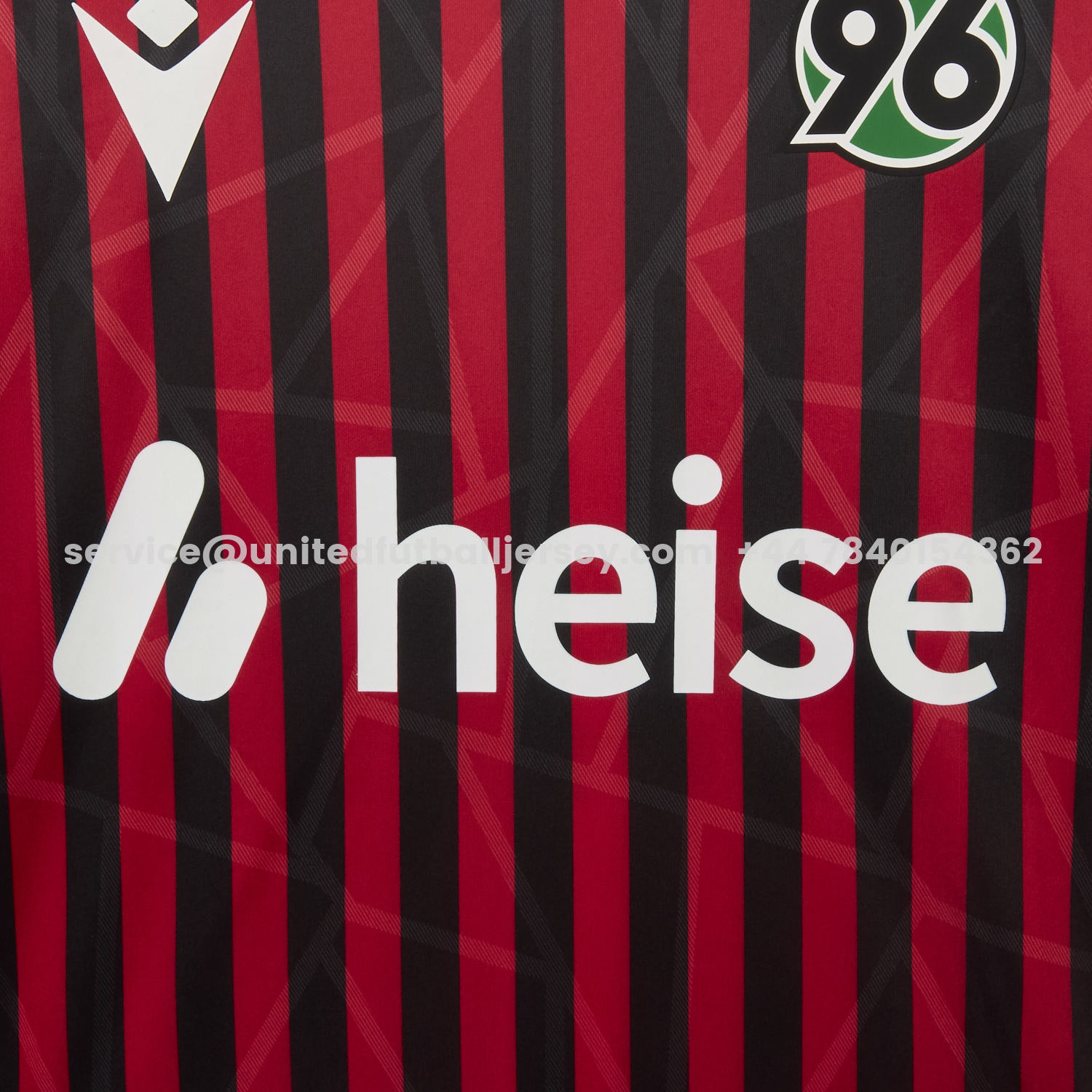 unitedfutballjersey-Hannover 96 25-26 Home Jersey - Fans Version