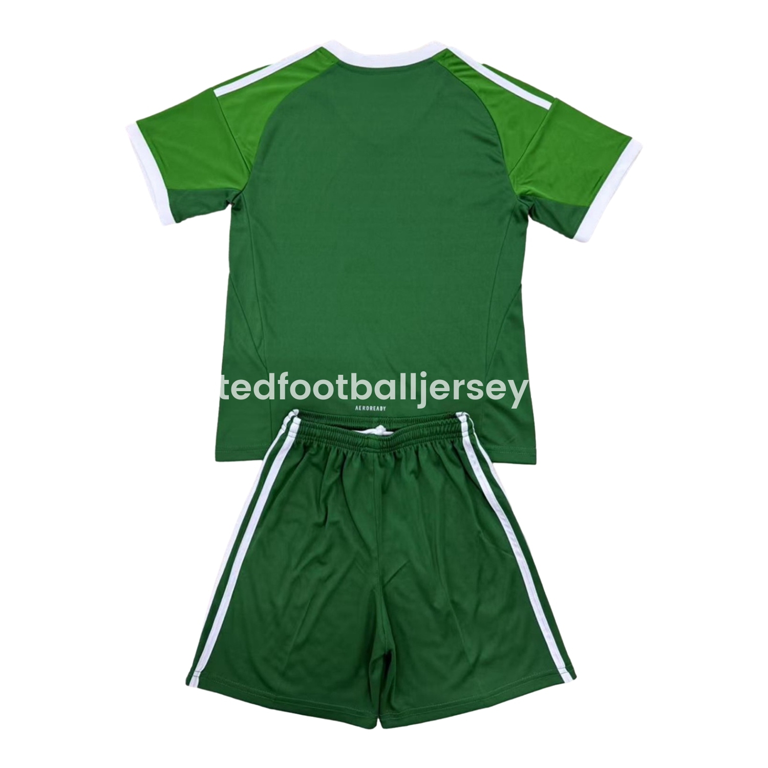 unitedfutballjersey-Mexico 2025 Throwback Trefoil Green Goalkeeper Men's Adult Jersey Set - Fans Version