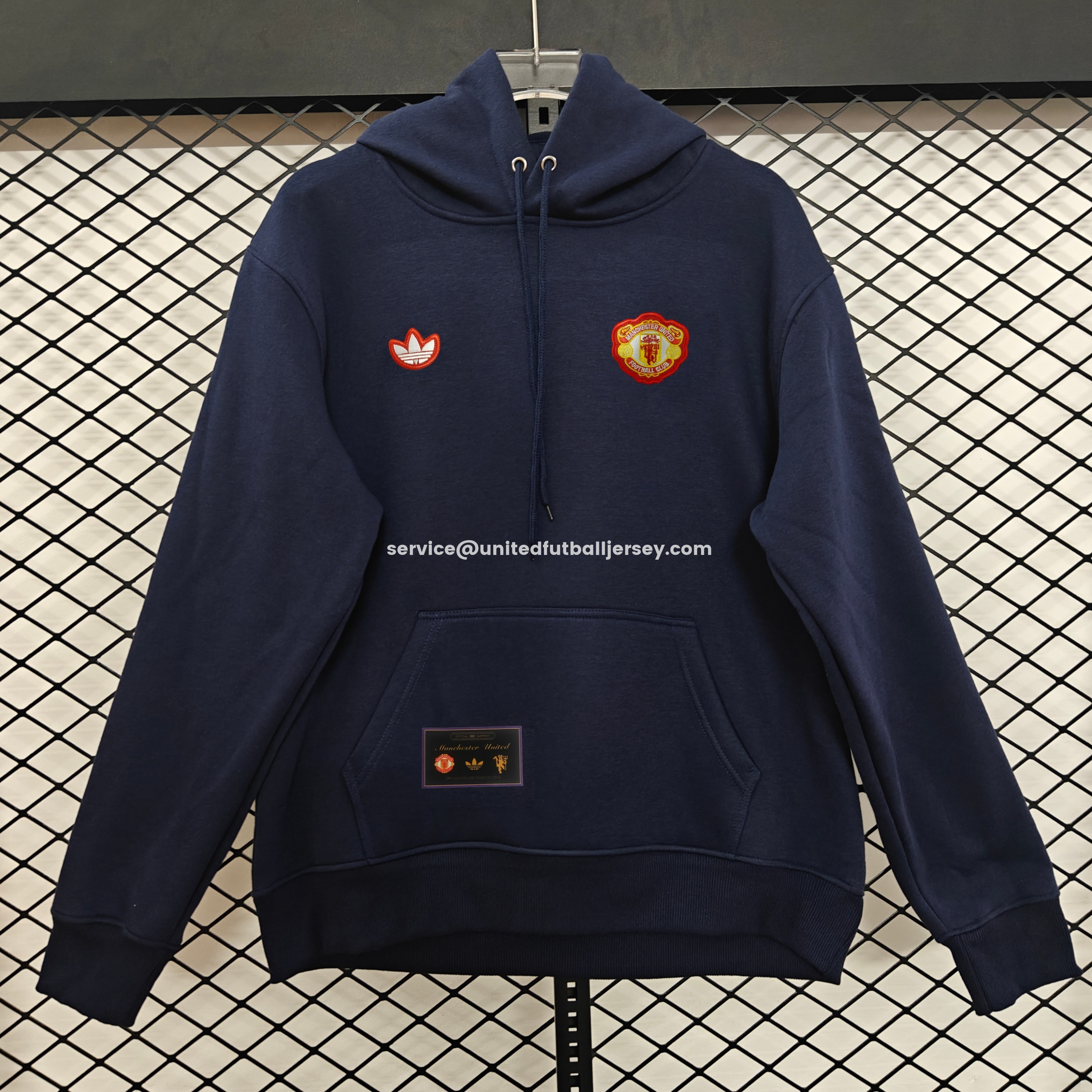 unitedfutballjersey-Manchester United 25-26 Originals Terrace Icon Unisex Pullover Hoodie