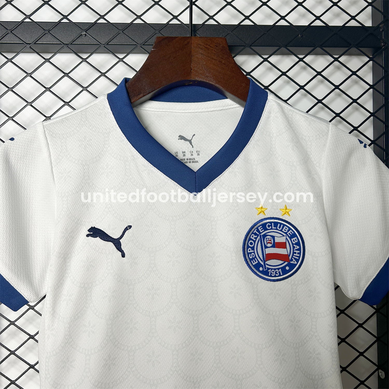 unitedfutballjersey-Bahia 25-26 Home Unsponsored Kids Kit