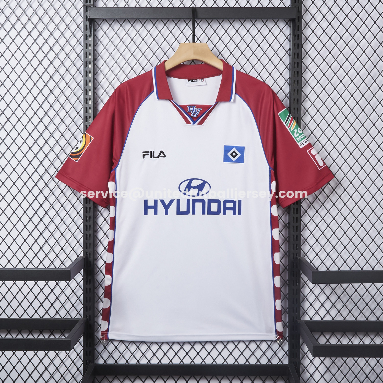 unitedfutballjersey-Retro Hamburger SV 1999-00 Home Jersey