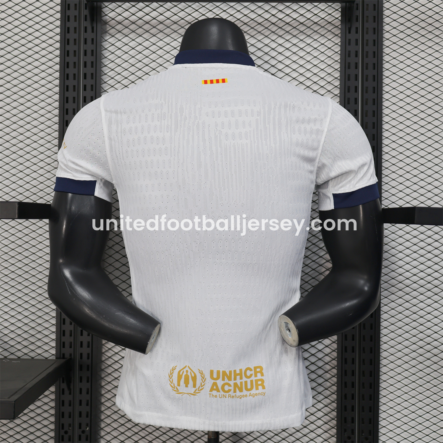 unitedfutballjersey-Barcelona x Travis Scott 24-25 White Special Jersey - Player Version