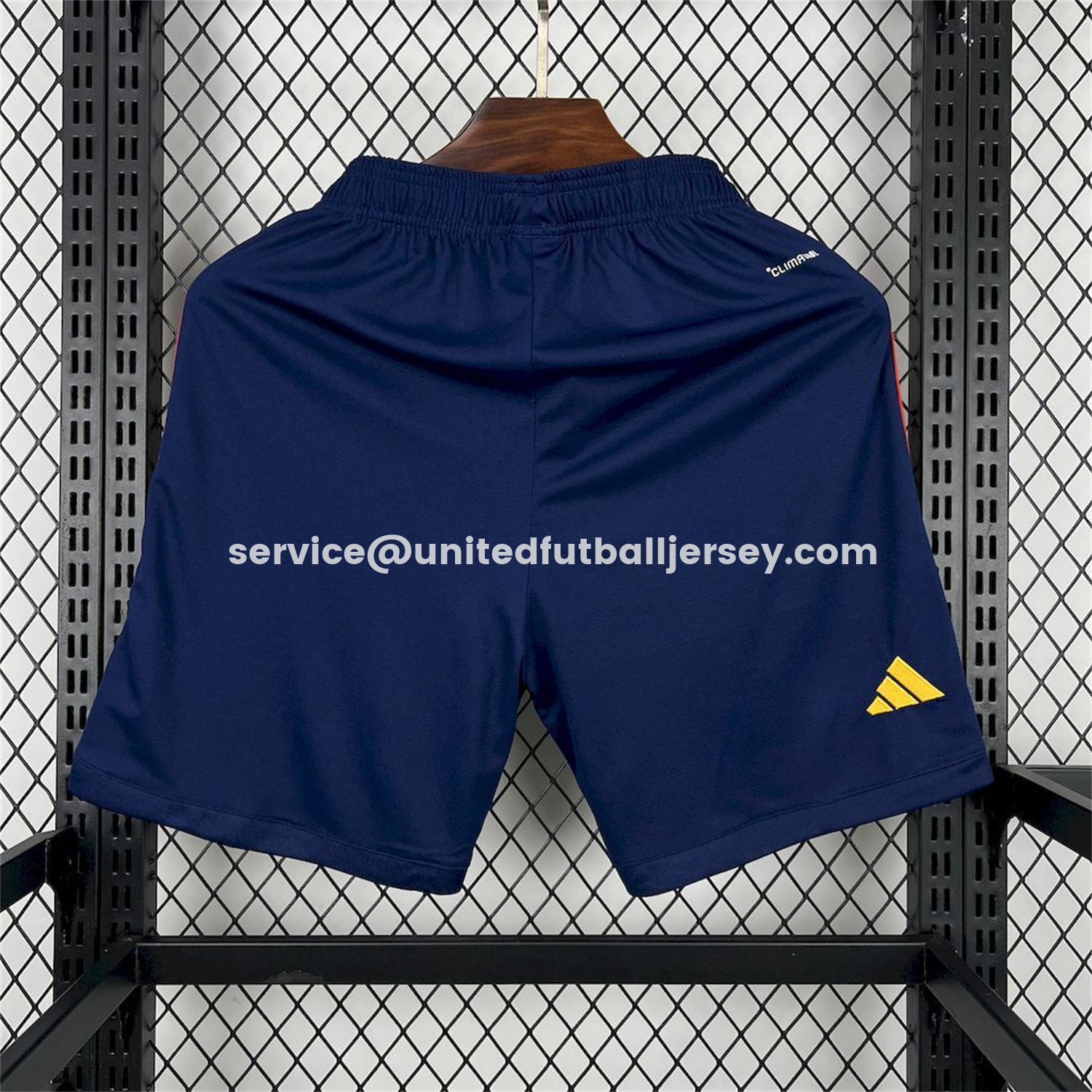 unitedfutballjersey-Spain 2026 Home Dark Blue Shorts - Fans Version