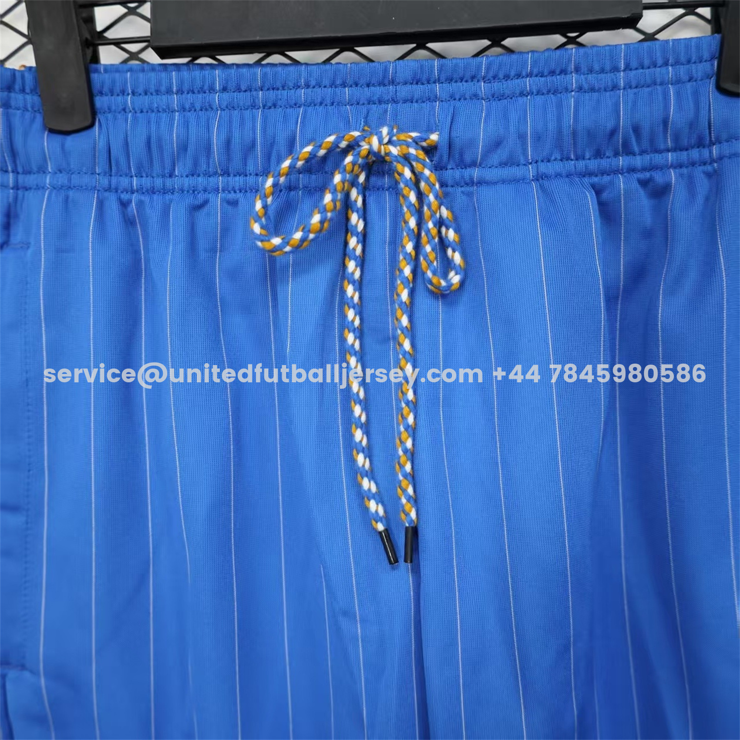 unitedfutballjersey-Real Madrid 25-26 Trefoil Blue Travel Shorts - Player Version