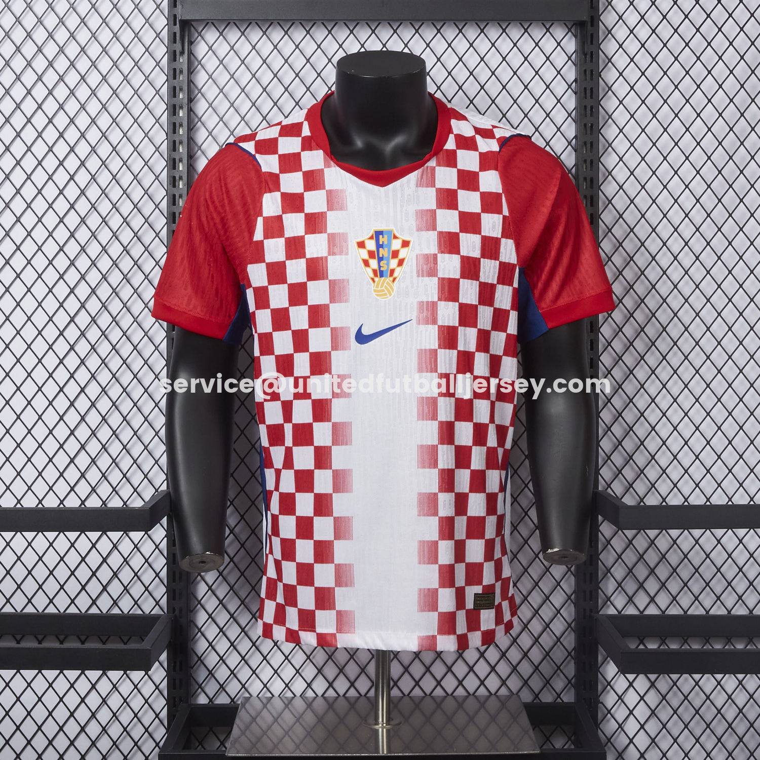 unitedfutballjersey-Croatia 2026 Home Jersey - Player Version