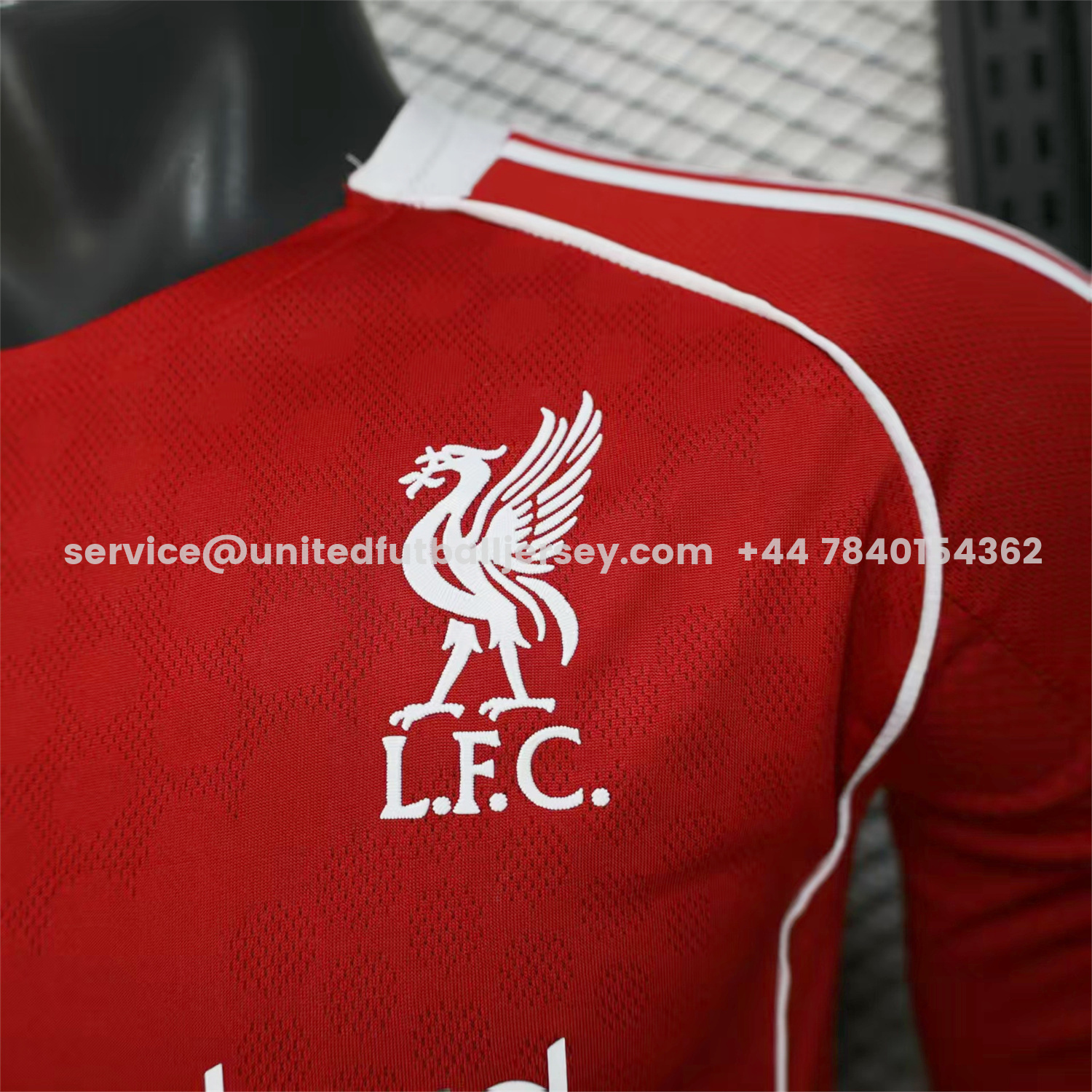 unitedfutballjersey-Liver.pool 25-26 Home Long Sleeves Jersey - Player Version