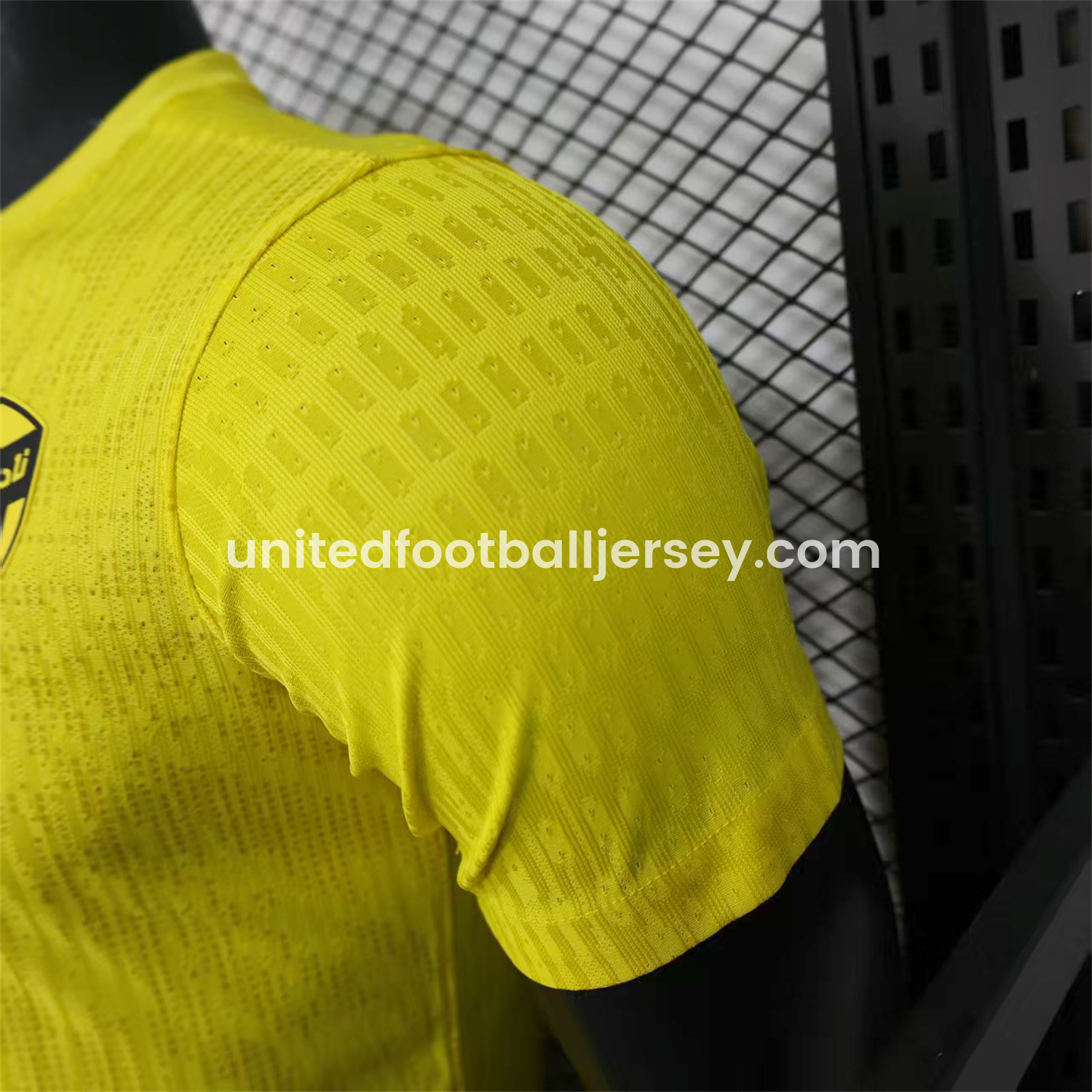 unitedfutballjersey-Al Ittihad Jeddah United 24-25 Pre-Match Yellow Jersey - Player Version