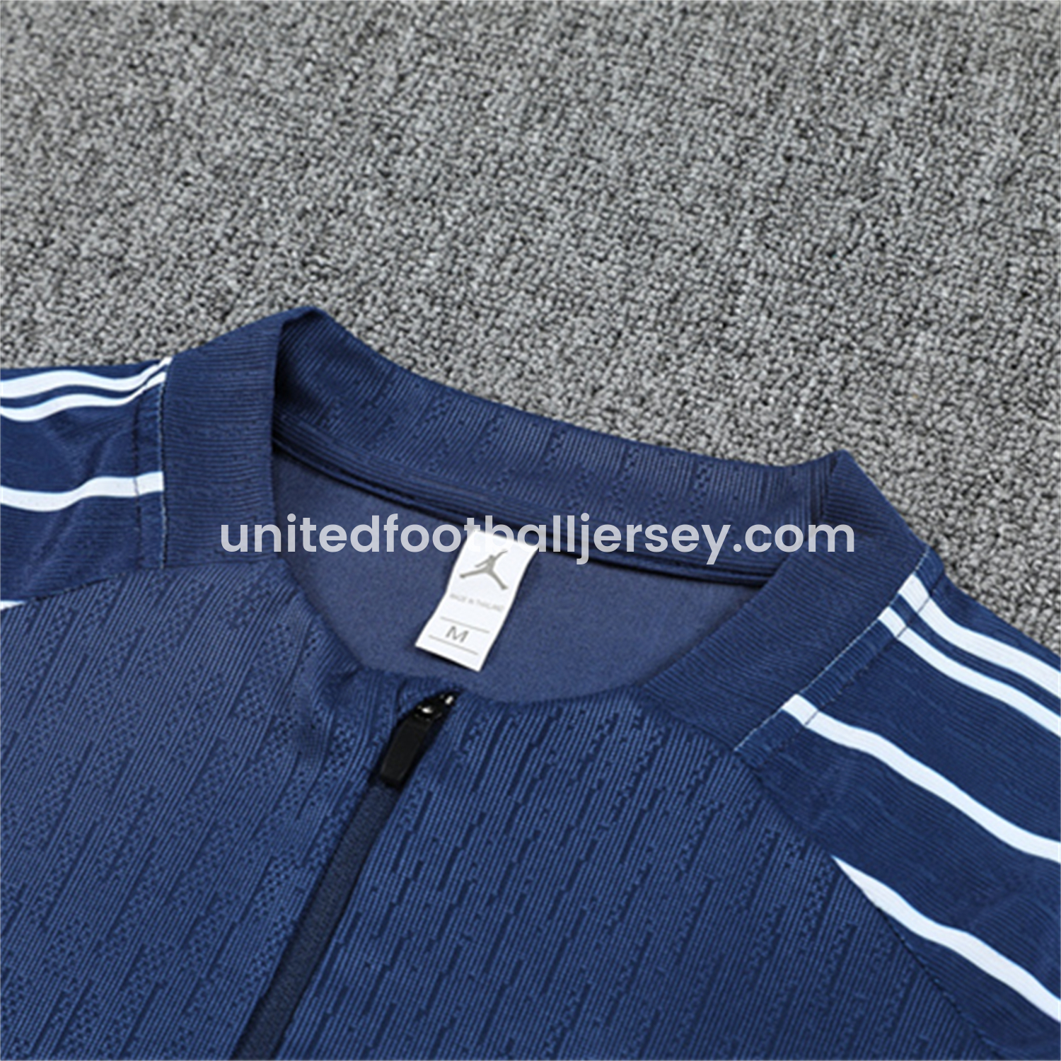 unitedfutballjersey-Paris Saint-Germain PSG 25-26 Long Sleeve Training Set - JD White Wing Royal Blue Top and Pants