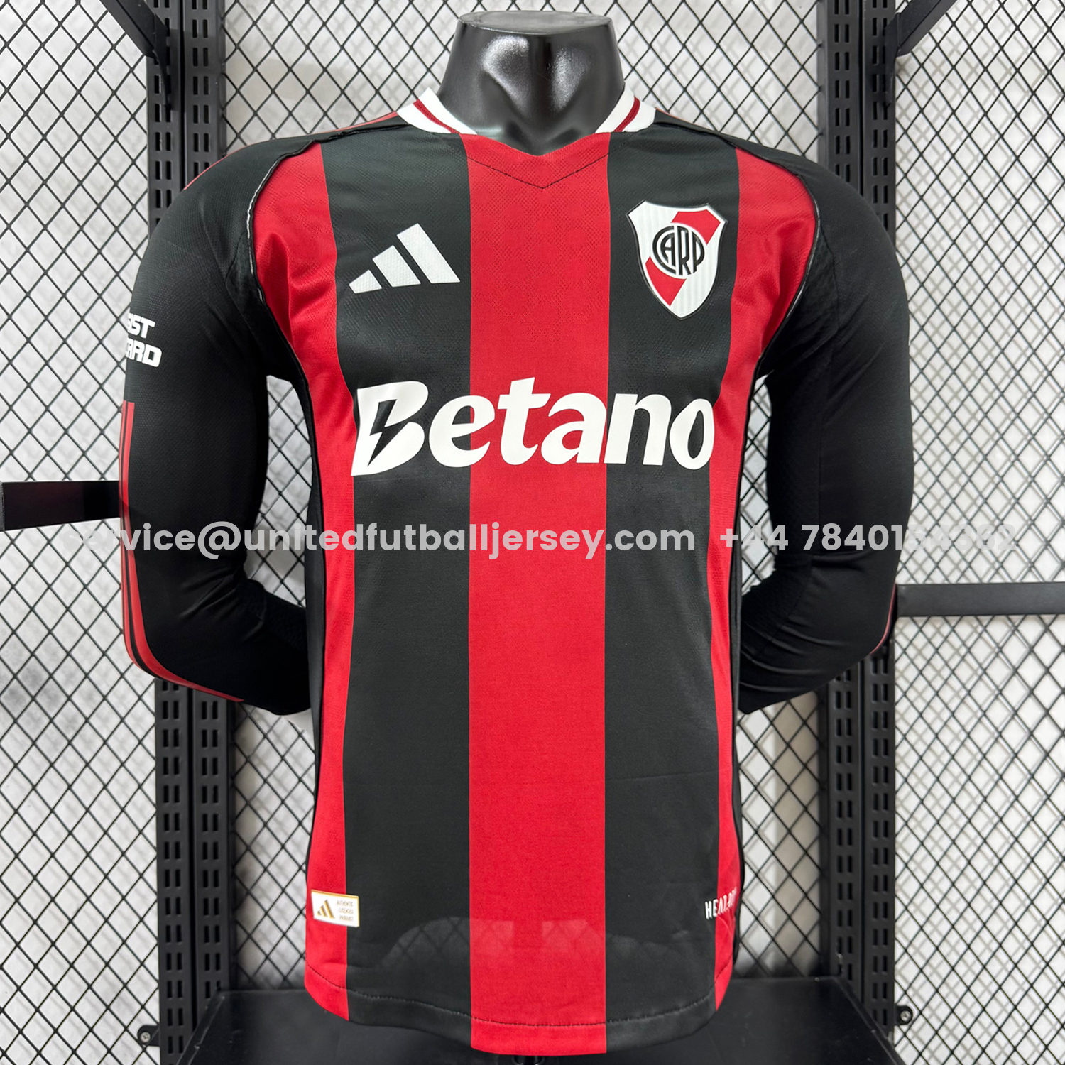 unitedfutballjersey-River Plate 25-26 Away Long Sleeves Jersey - Player Version