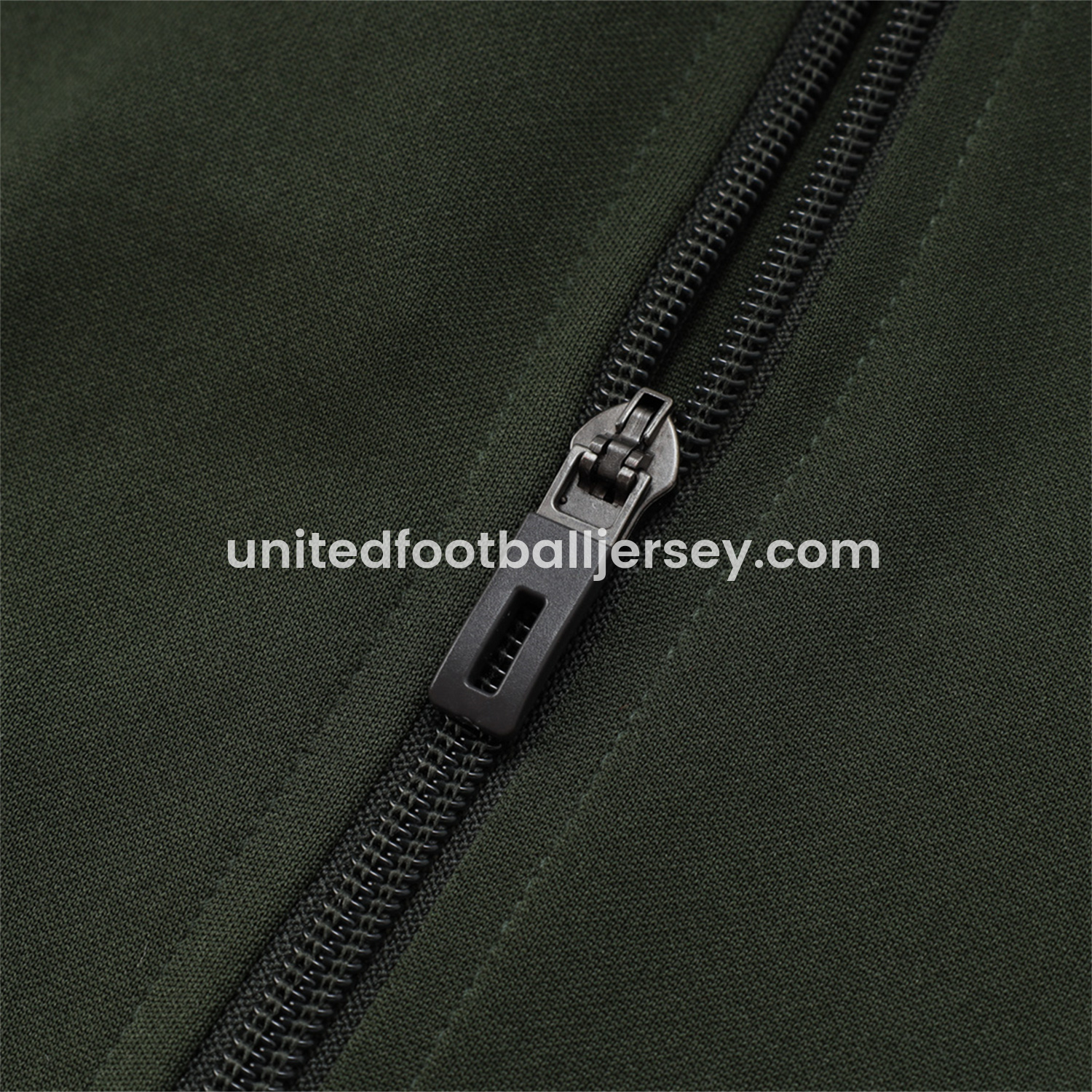 unitedfutballjersey-Bayern Munich 25-26 Jacket Training Tracksuit - Army Green Top and Black Pants