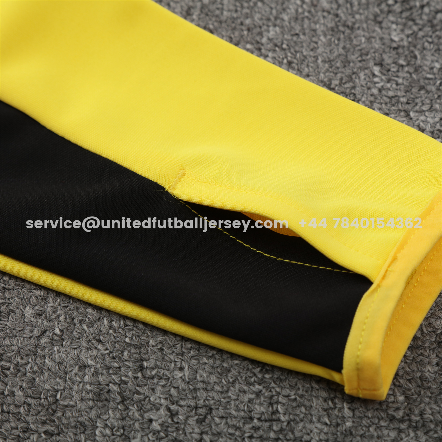 unitedfutballjersey-Atletico Mineiro 25-26 Long Sleeve Training Set - Yellow Top & Black Pants