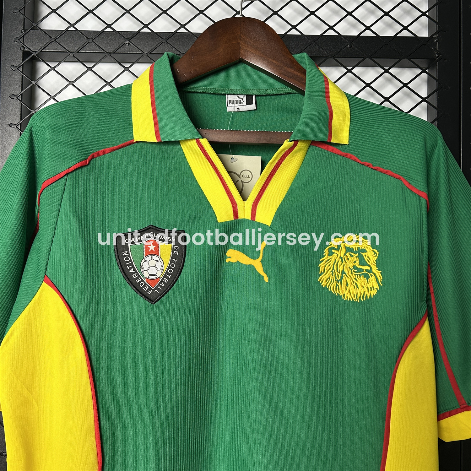 unitedfutballjersey-Retro Cameroon 1998 Home Jersey