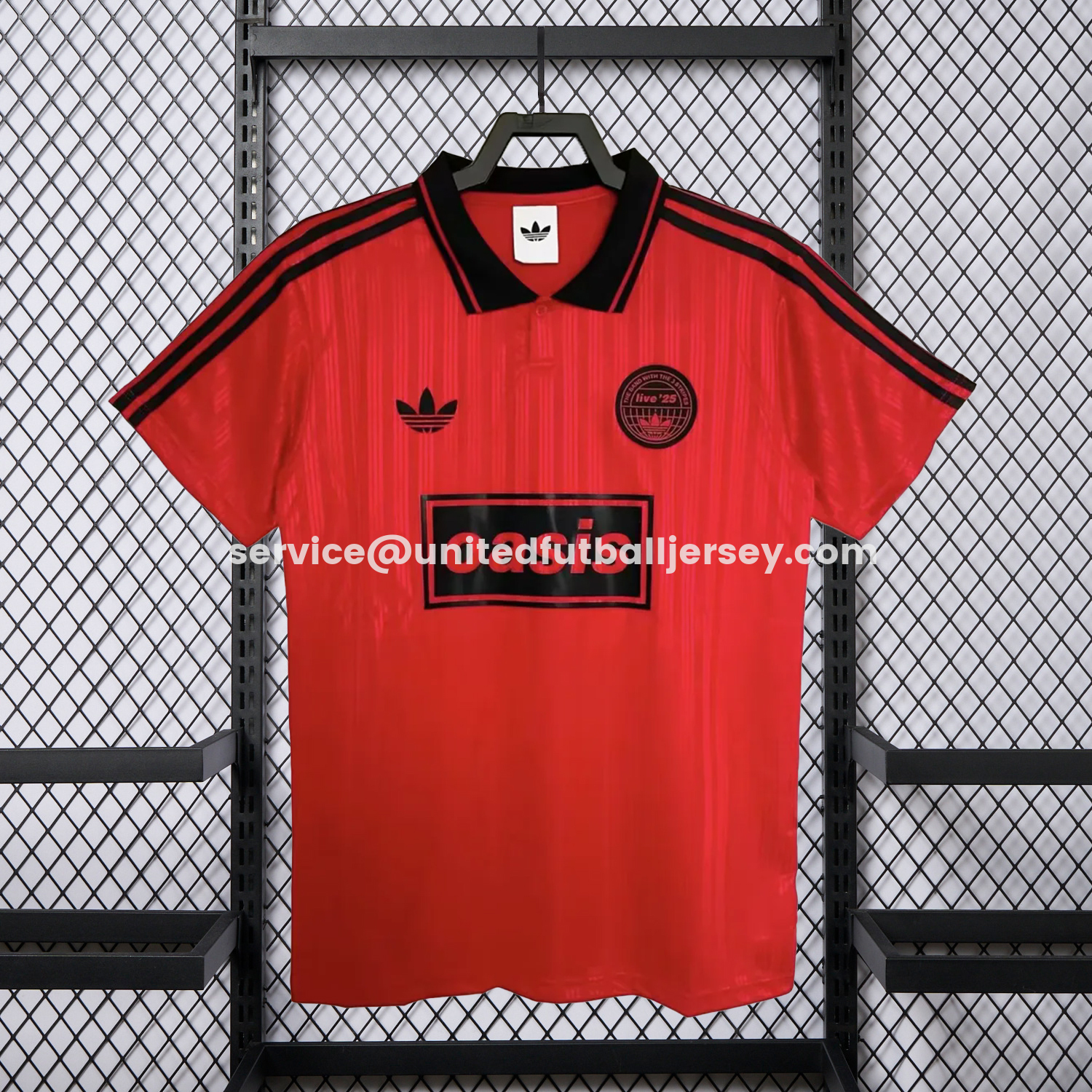 unitedfutballjersey-Bohemian 25-26 Oasis Originals Tour Red Jersey With Number 25 - Fans Version