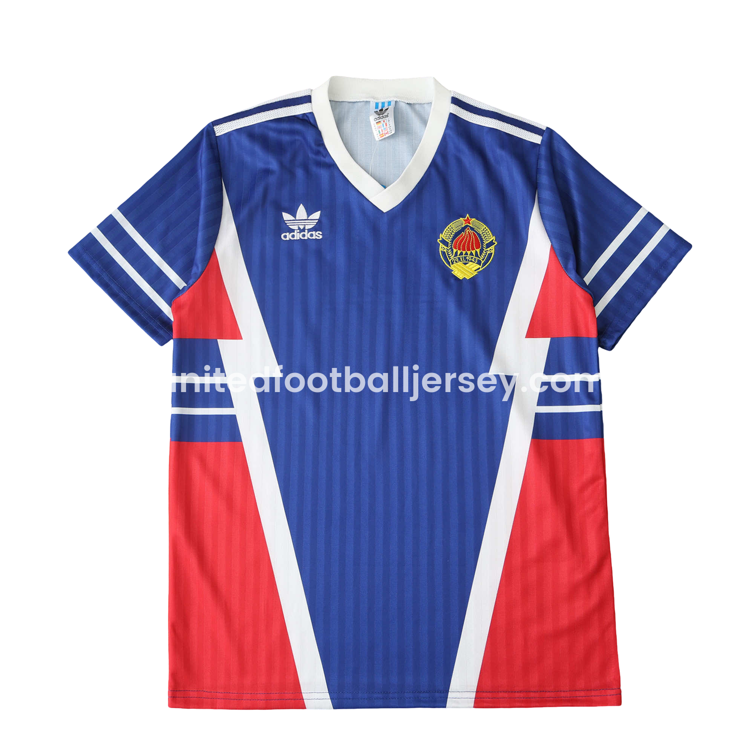 unitedfutballjersey-Retro Yugoslavia 1990 Home Jersey