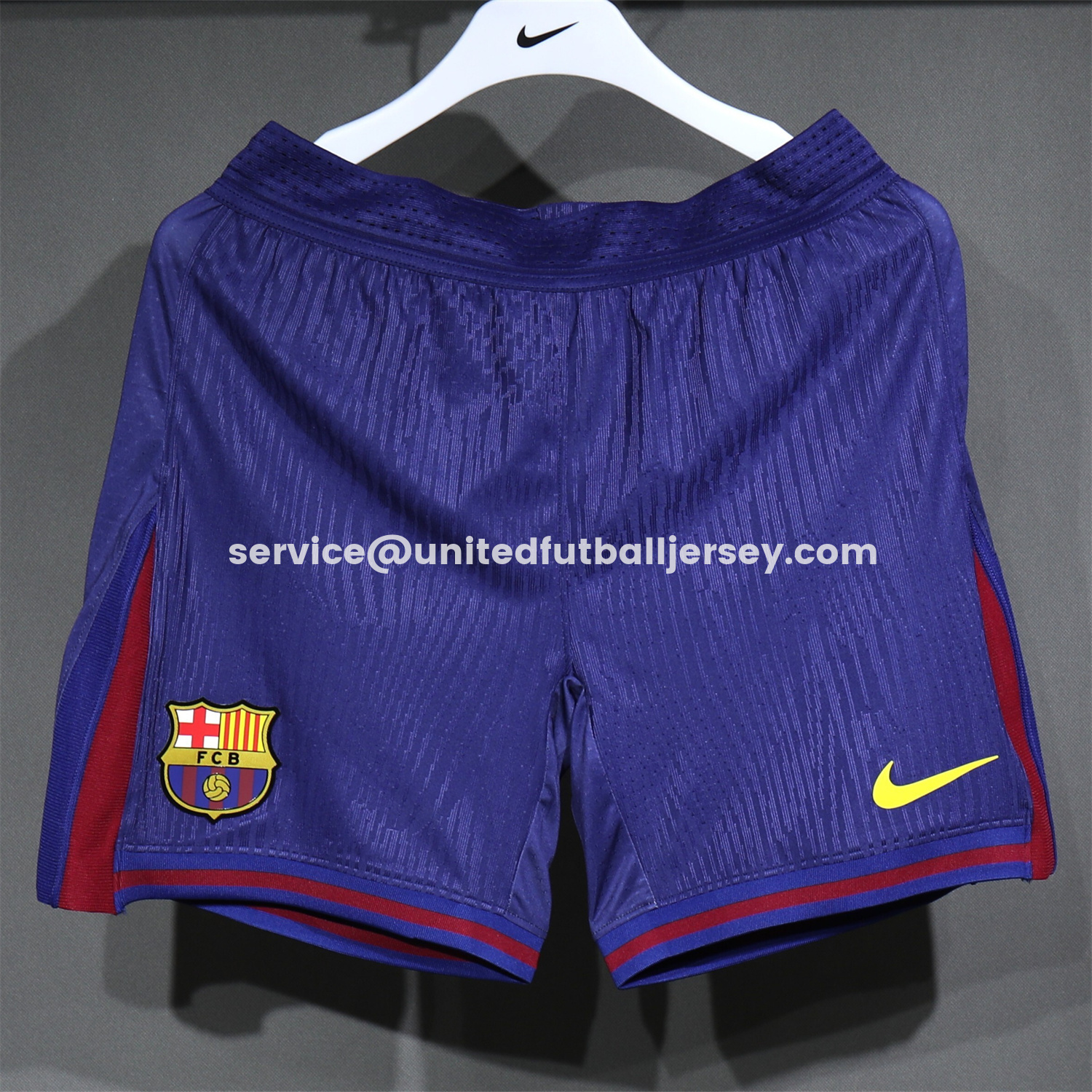 unitedfutballjersey-Barcelona 25-26 Home Blue Shorts - Player Version