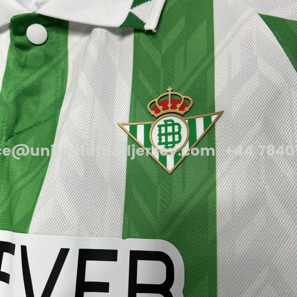 unitedfutballjersey-Real Betis 24-25 Home Stadium Kids Kit