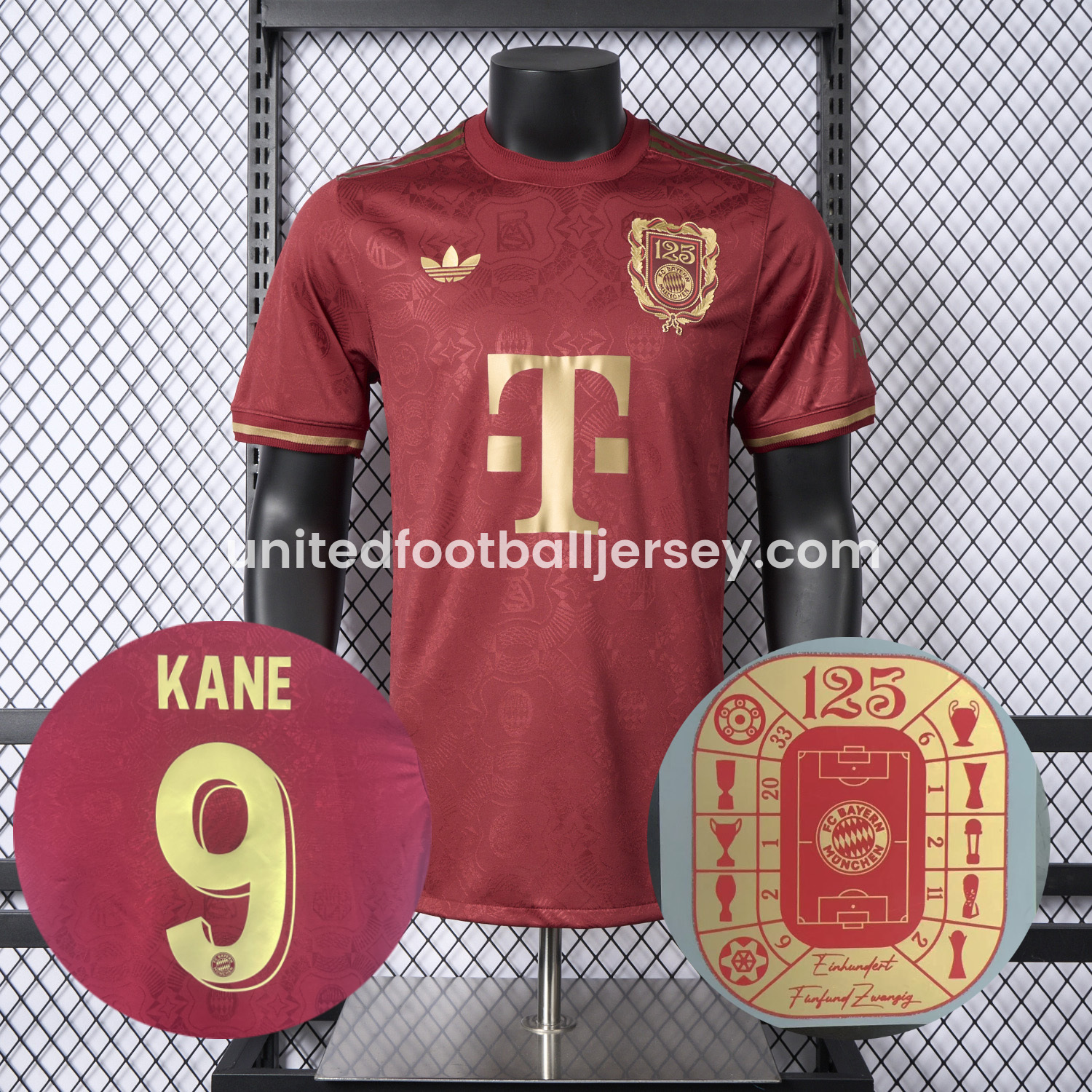 unitedfutballjersey-Bayern Munich 2025 125th Anniversary Jersey - Player Version