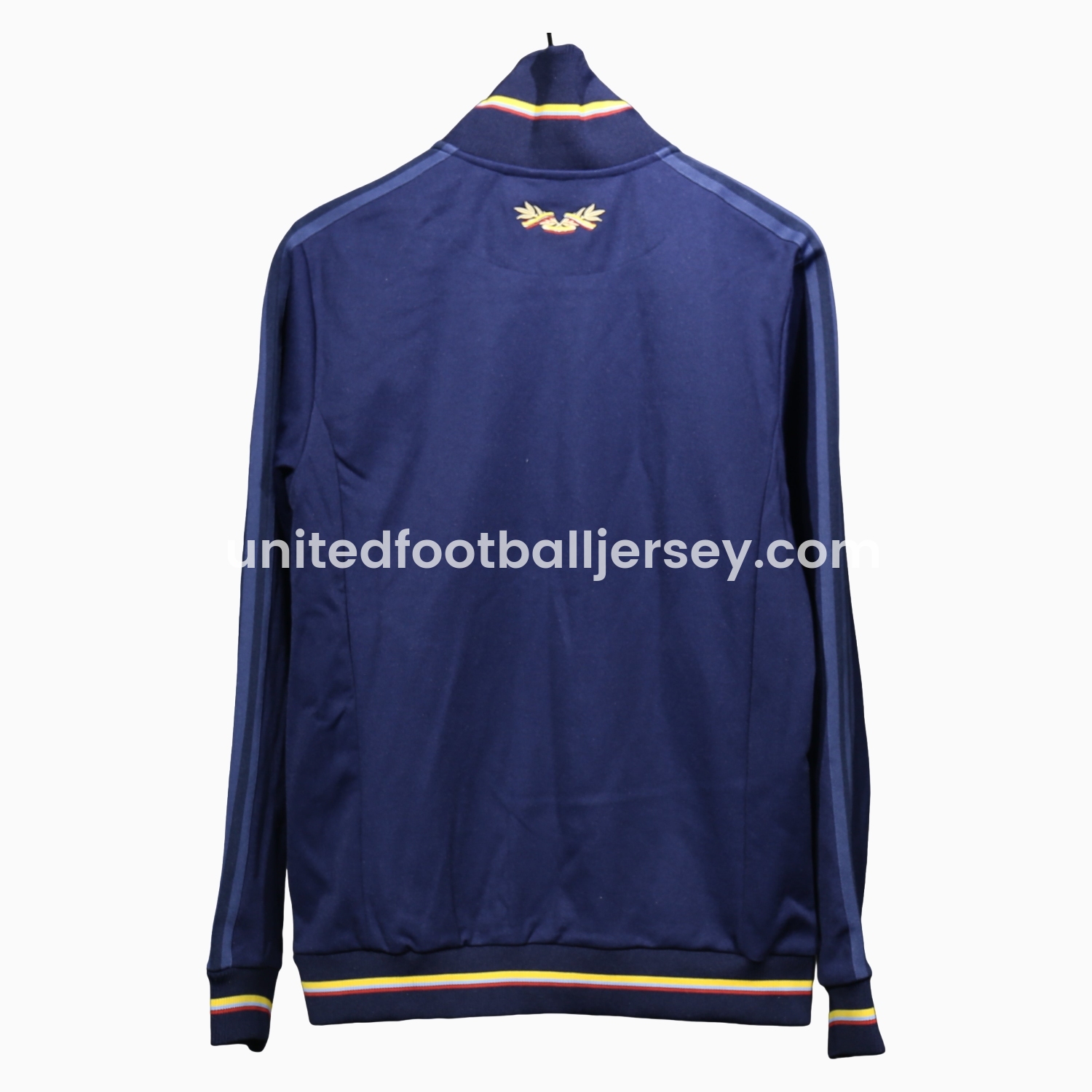 unitedfutballjersey-Colombia 2024 100th Anniversary Jacket Training Tracksuit - Deep Blue
