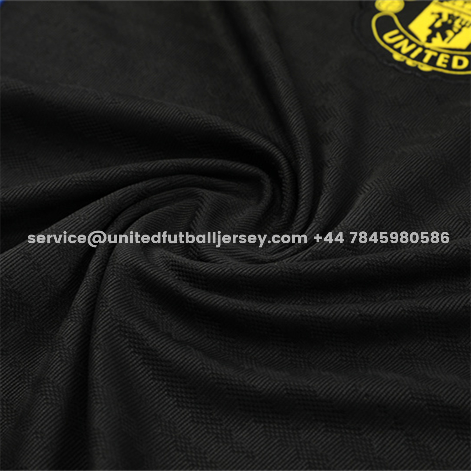 unitedfutballjersey-Manchester United 25-26 Long Sleeve Training Set - Black Top & Black Pants