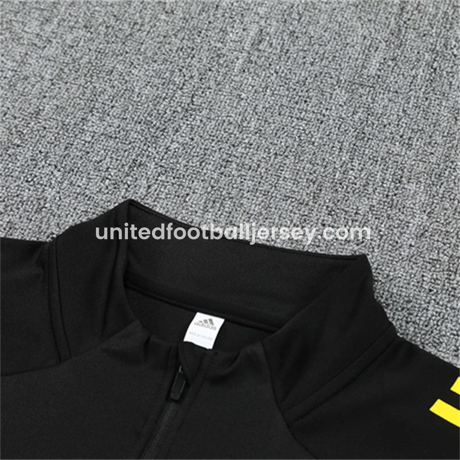 unitedfutballjersey-Manchester United 25-26 Long Sleeves Training Set - Black Top & Black Pants