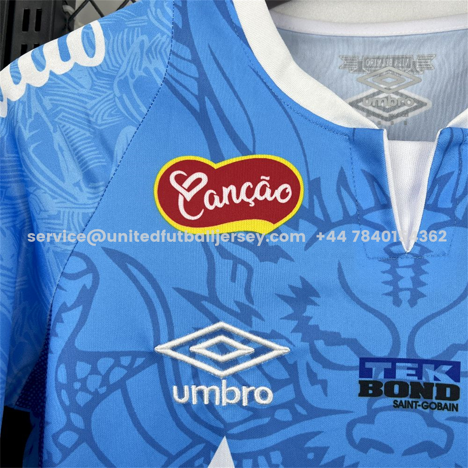 unitedfutballjersey-Santos 25-26 Blue Special Jersey with Sponsors - Fans Version