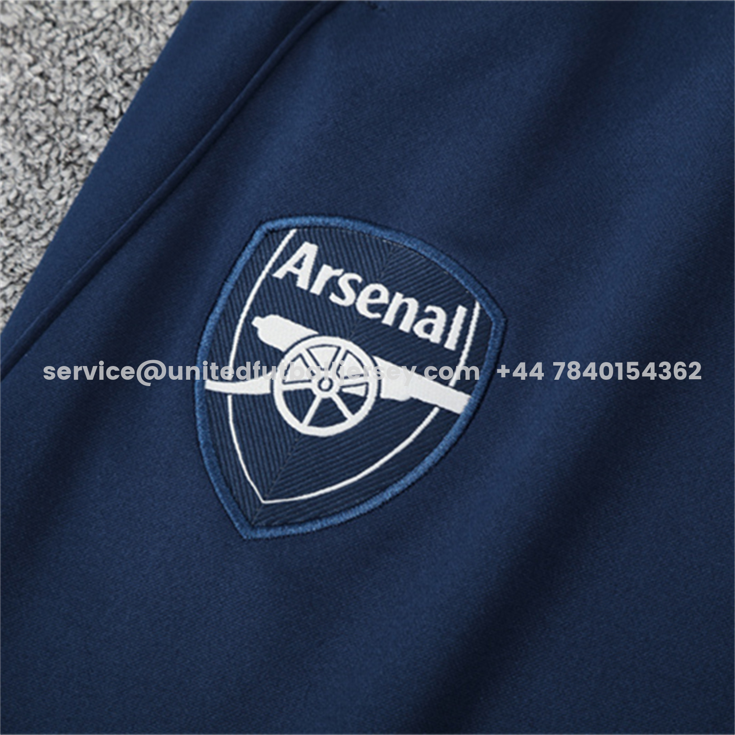 unitedfutballjersey-Arsenal 25-26 Long Sleeve Training Set - Royal Blue Top & Royal Blue Pants