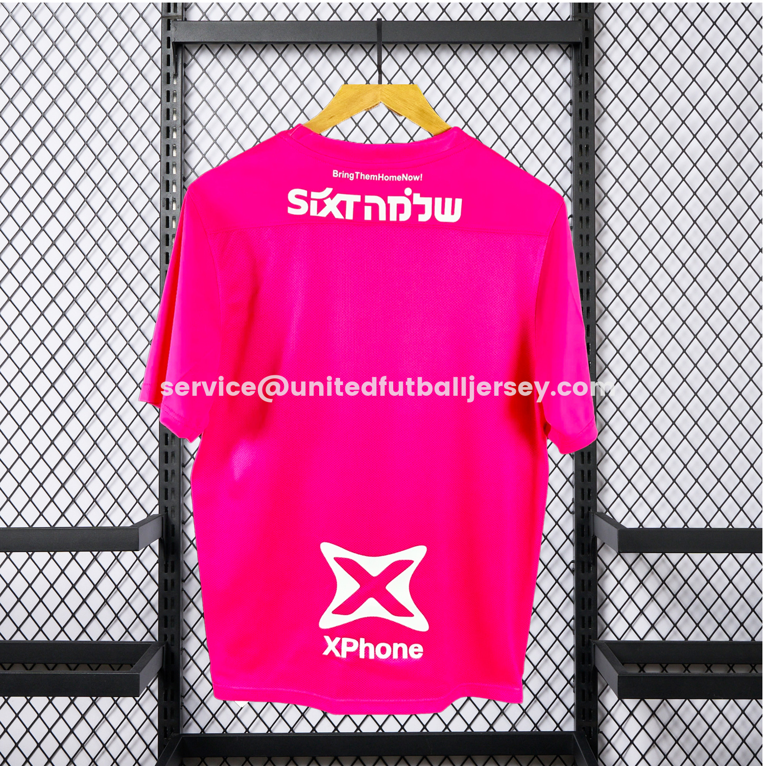 unitedfutballjersey-Hapoel Tel Aviv 25-26 October Pink Special Jersey - Fans Version