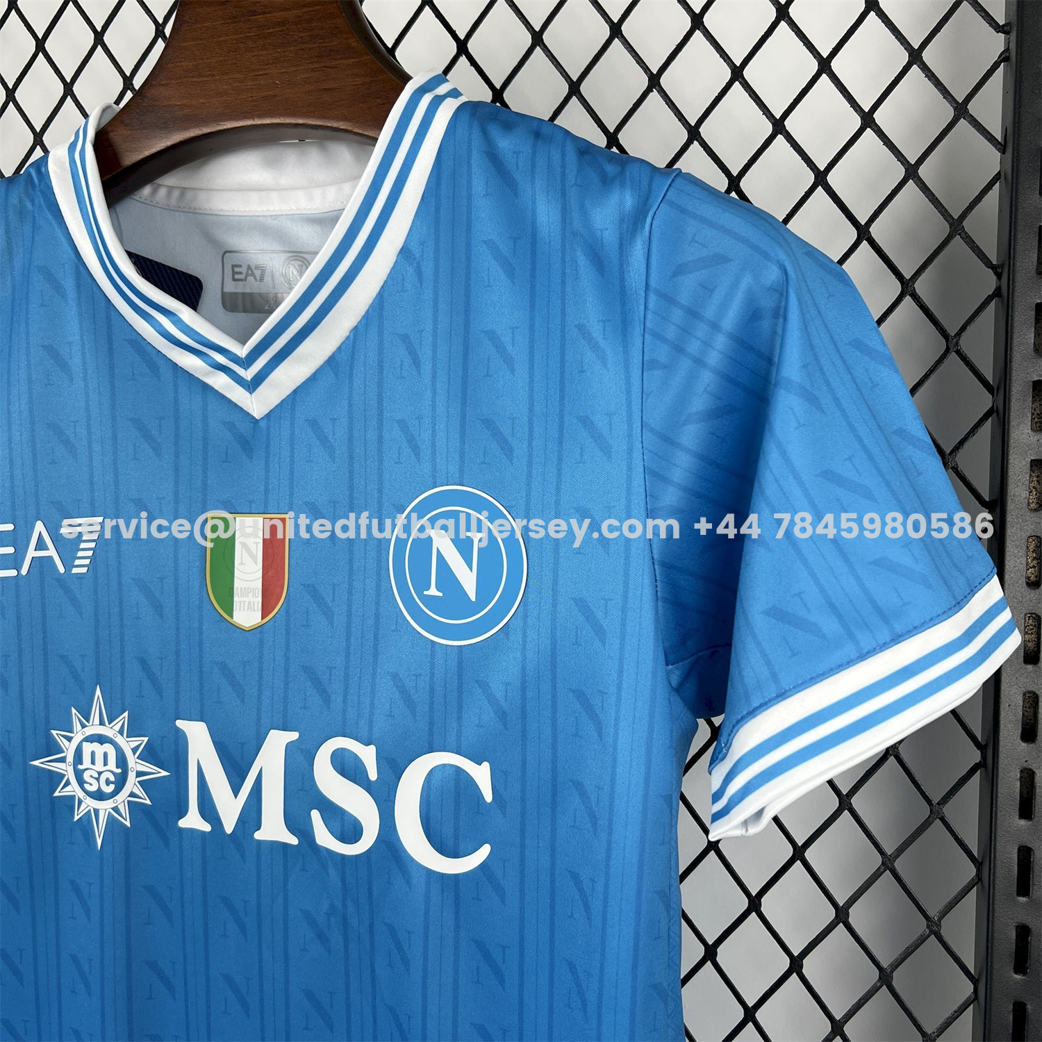 unitedfutballjersey-Napoli 25-26 Home Kids Kit
