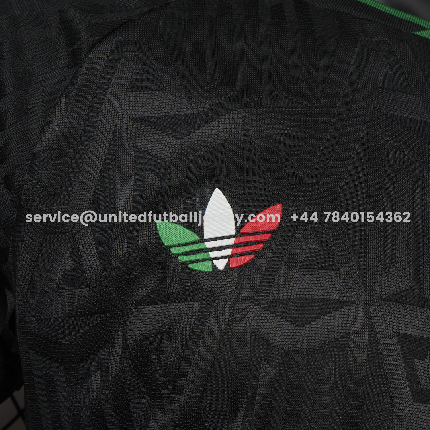 unitedfutballjersey-Mexico 25-26 Thire Colors Trefoil Black Special Jersey - Player Version