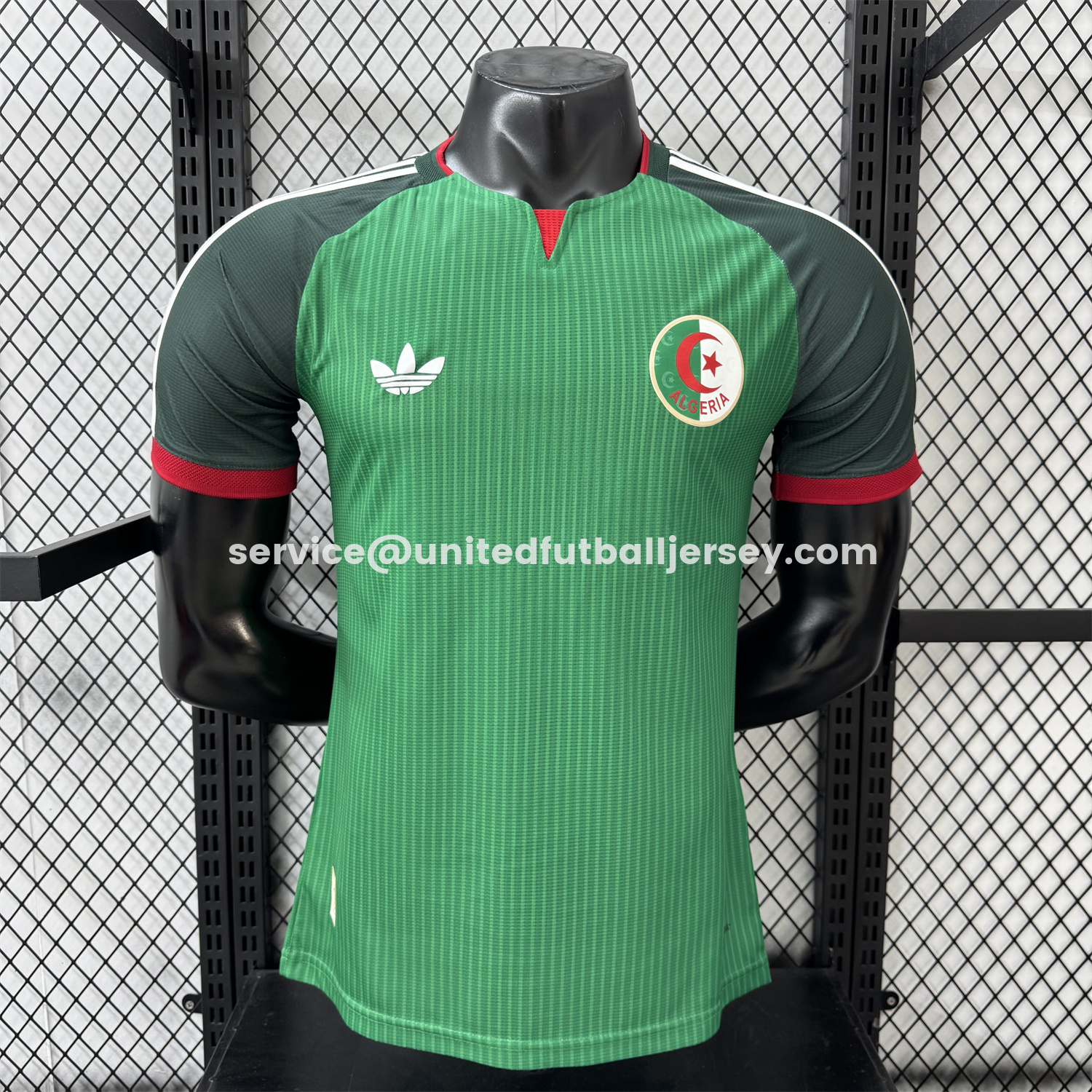 unitedfutballjersey-Algeria 2026 Away Green Jersey - Player Version