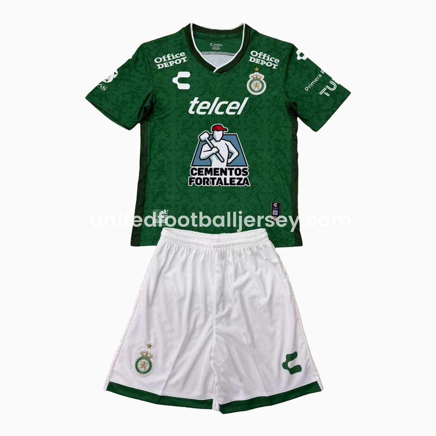 unitedfutballjersey-Club León Club Leon 24-25 Home Men's Adult Jersey Set - Fans Version