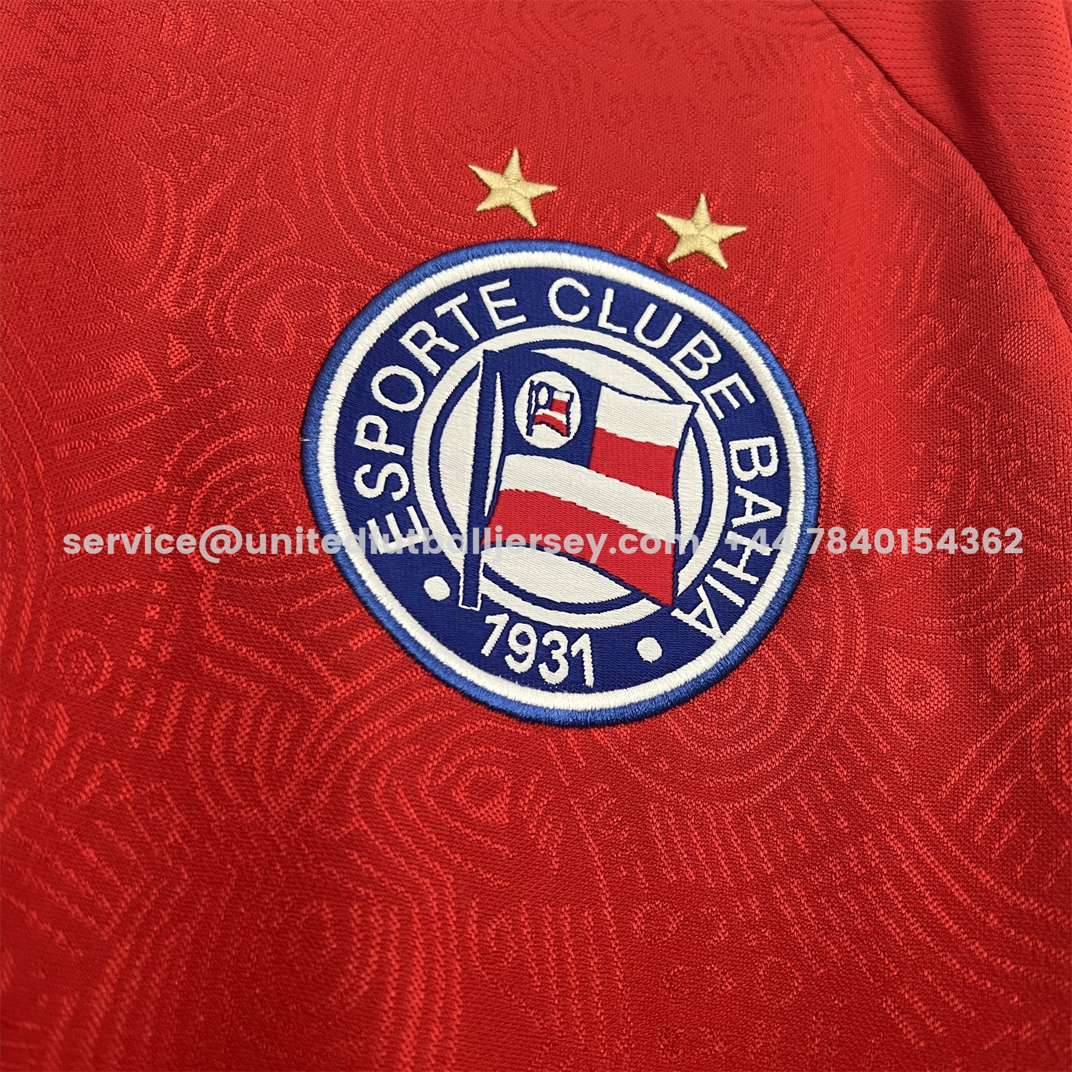 unitedfutballjersey-Bahia 25-26 Goalkeeper Red Jersey - Fans Version