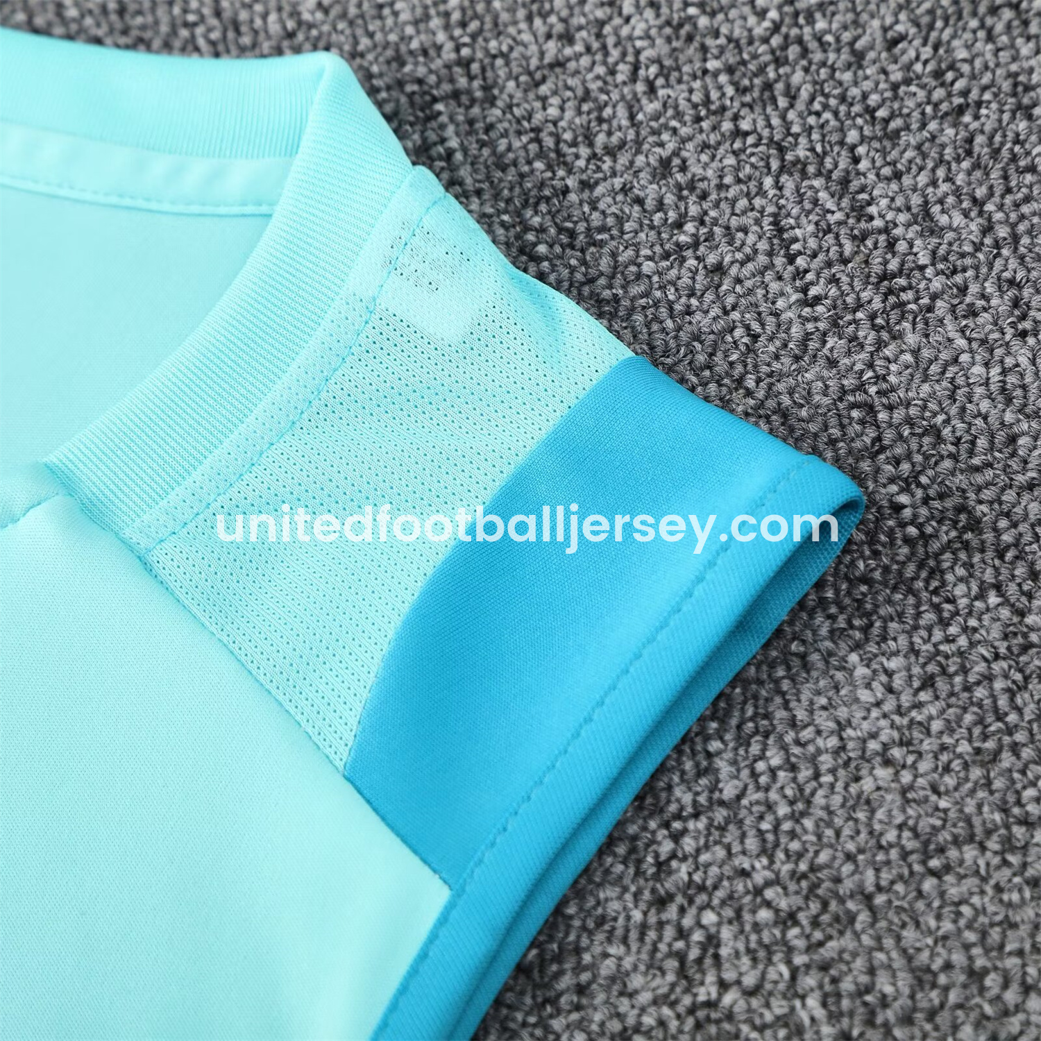 unitedfutballjersey-Flamengo 25-26 Vest Training Set - Light Blue With Royal Blue