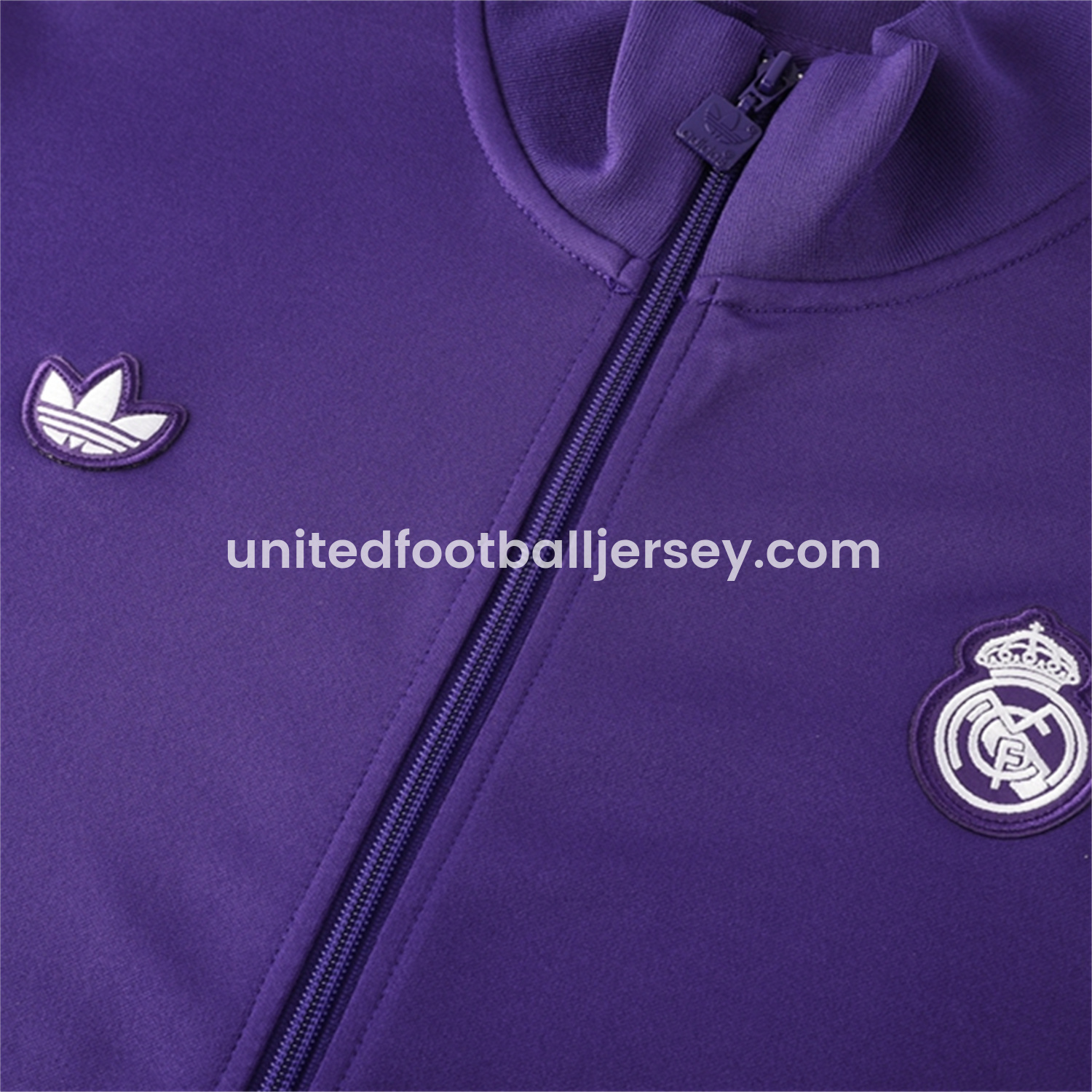 unitedfutballjersey-Real Madrid 25-26 Purple Terrace Icon Jacket Training Tracksuit - Purple Jackets & Pants