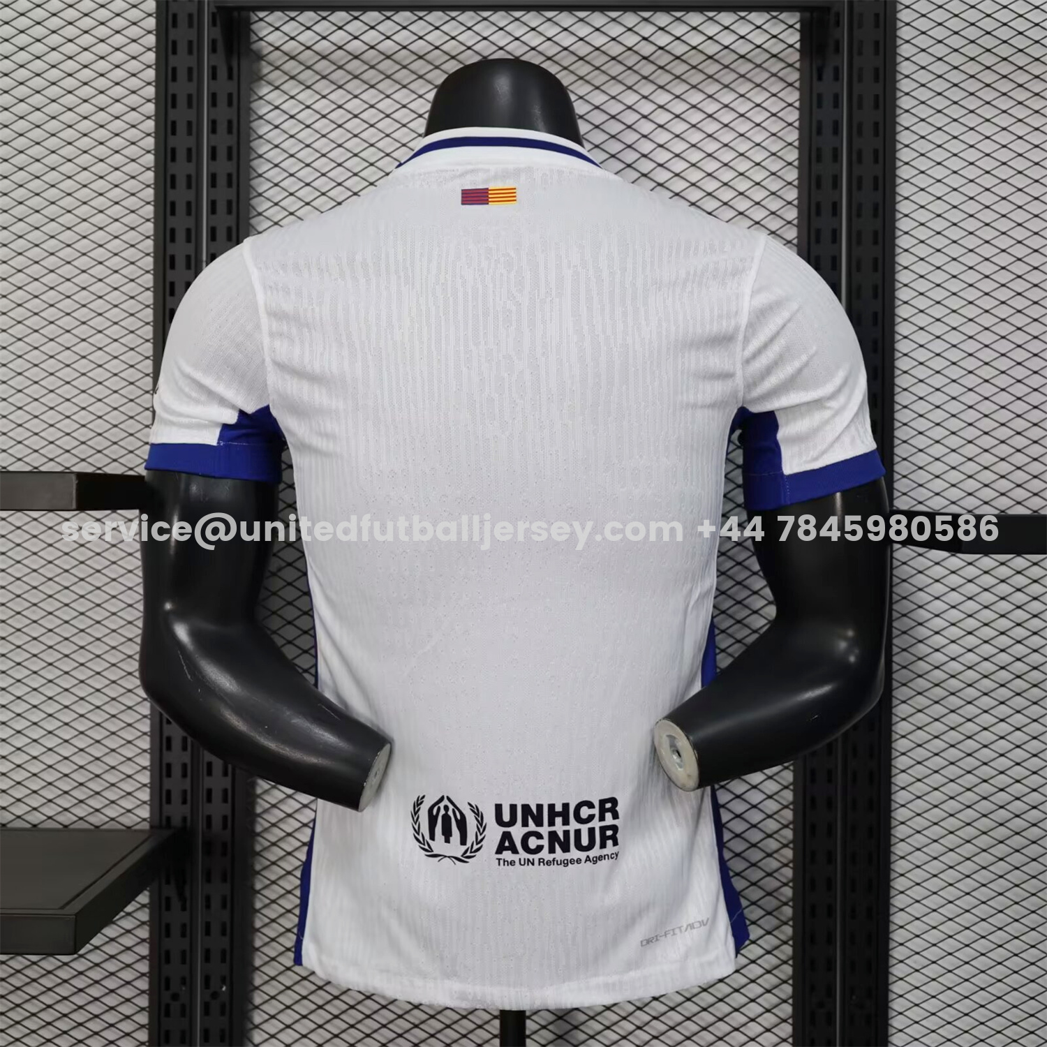 unitedfutballjersey-Barcelona 25-26 Red And Blue Vertical Stripes Special White Jersey - Player Version