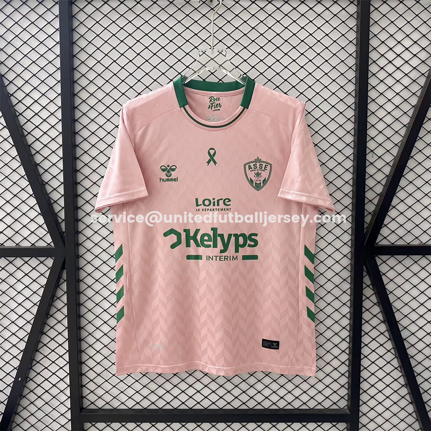 unitedfutballjersey-AS Saint-Etienne 25-26 October Pink Special Jersey - Fans Version