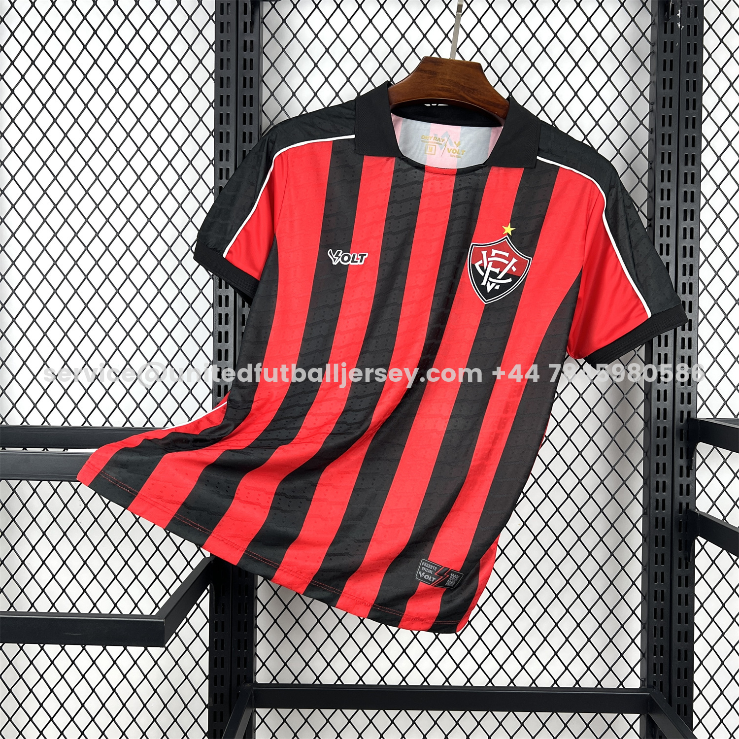 unitedfutballjersey-Esporte Clube Vitória 25-26 Home Unsponsored Jersey - Fans Version